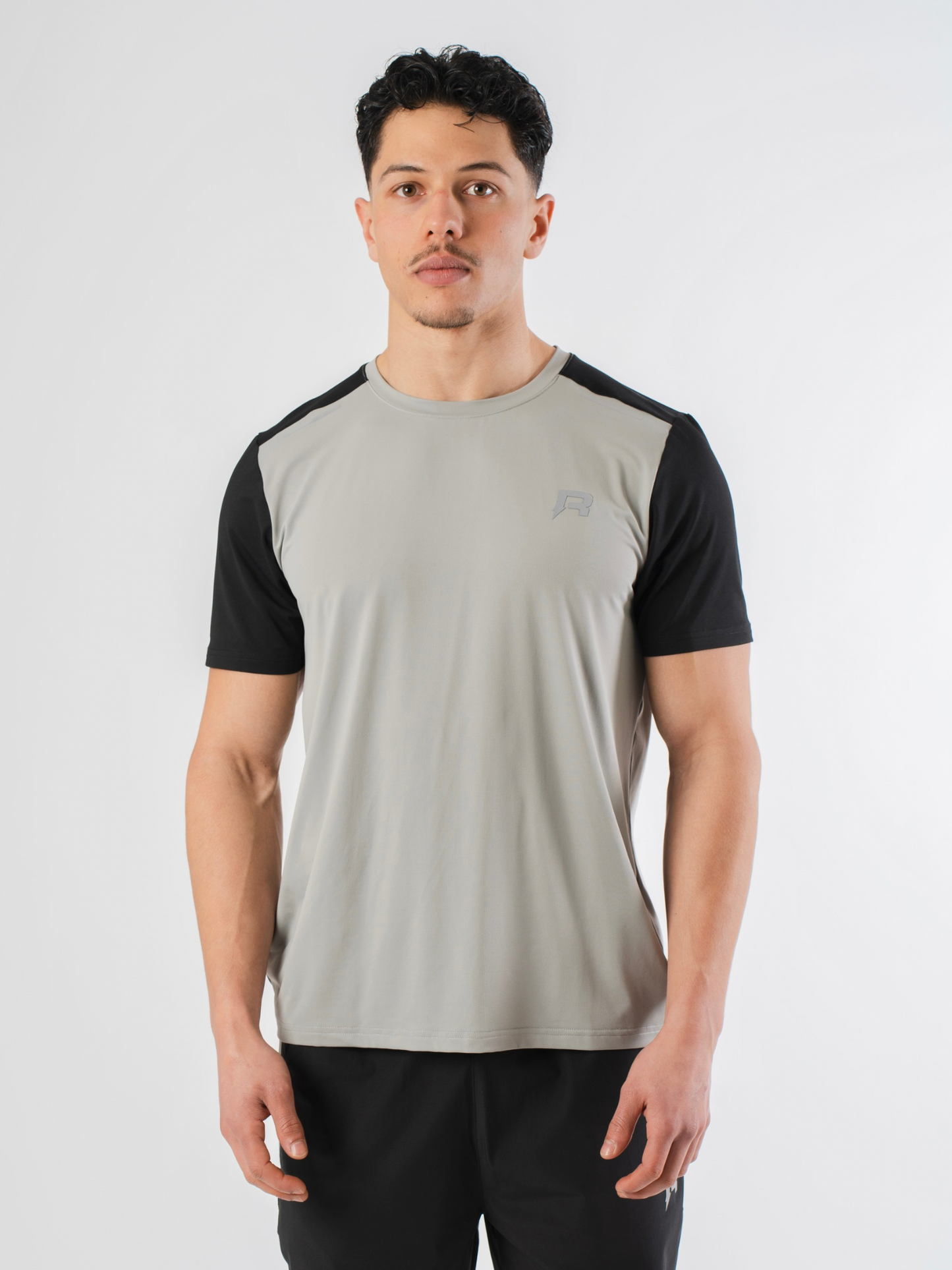 Reprimo Flight T Shirt - Grey / Black