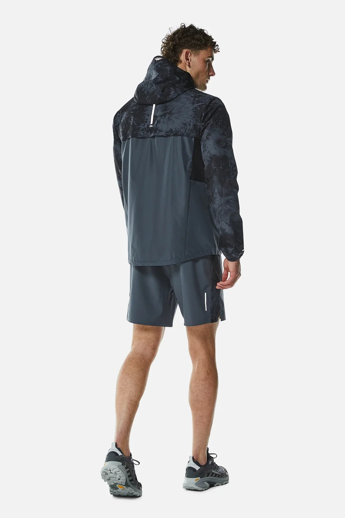 Trailberg Tie Dye Short - Iron Grey / Black