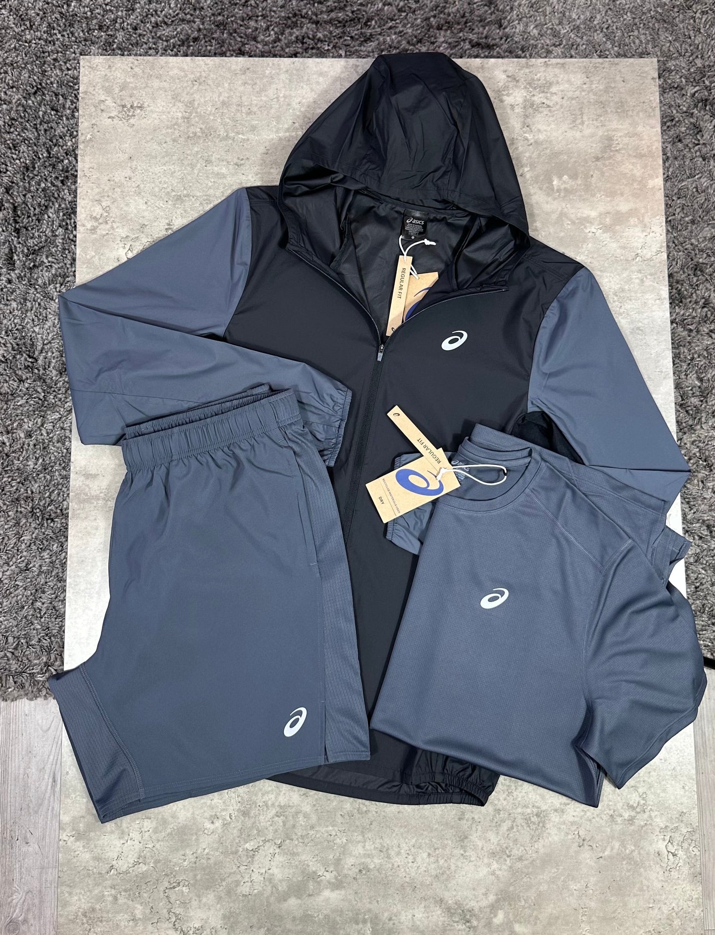 ASICS CORE 3 PIECE - BLACK / GREY