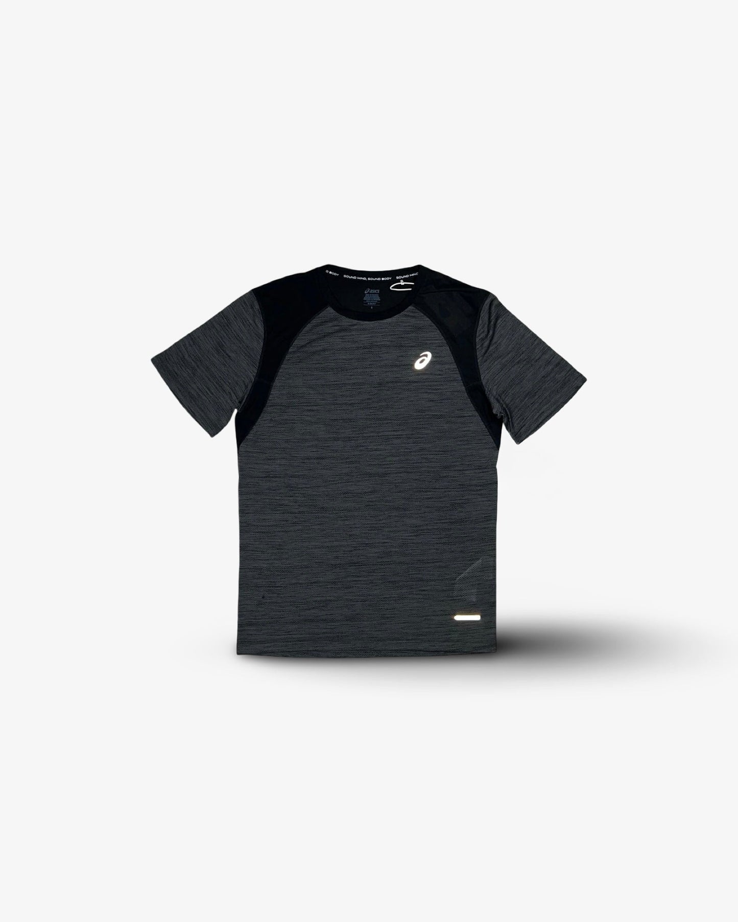 ASICS ROAD T’SHIRT & SHORTS BLACK SET