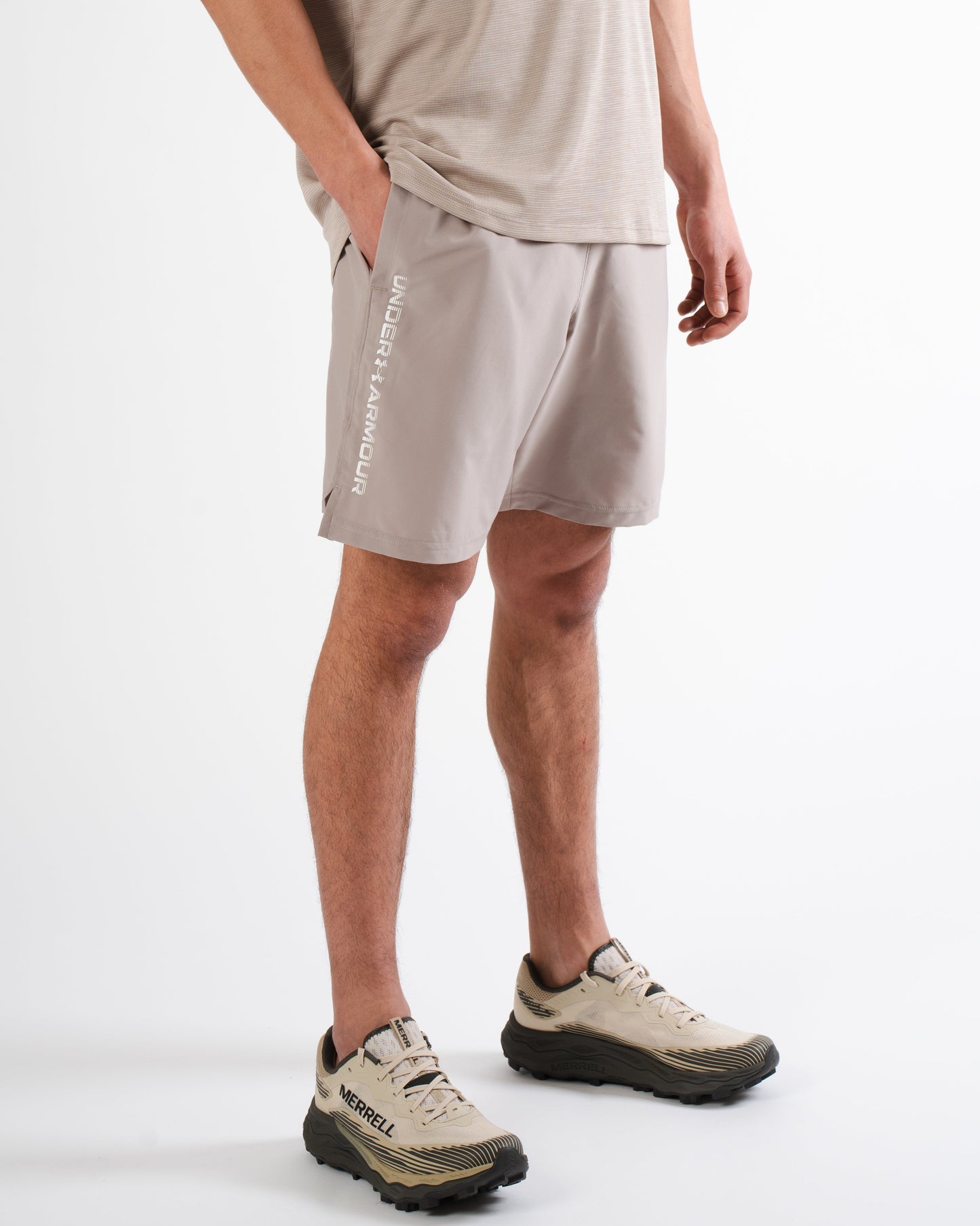 Under Armour Wordmark Short - Brown