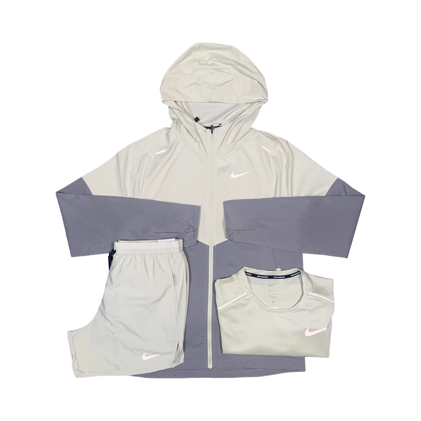 NIKE 3 PIECE WINDRUNNER/SHORTS SET