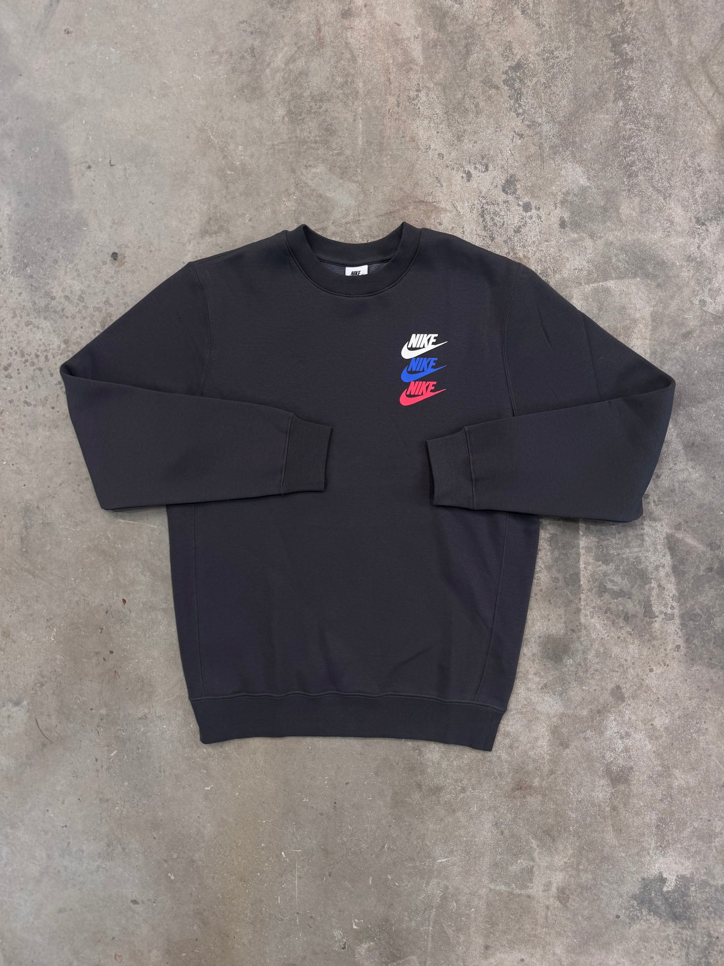 Nike Triple Stack Sweatshirt - Charcoal