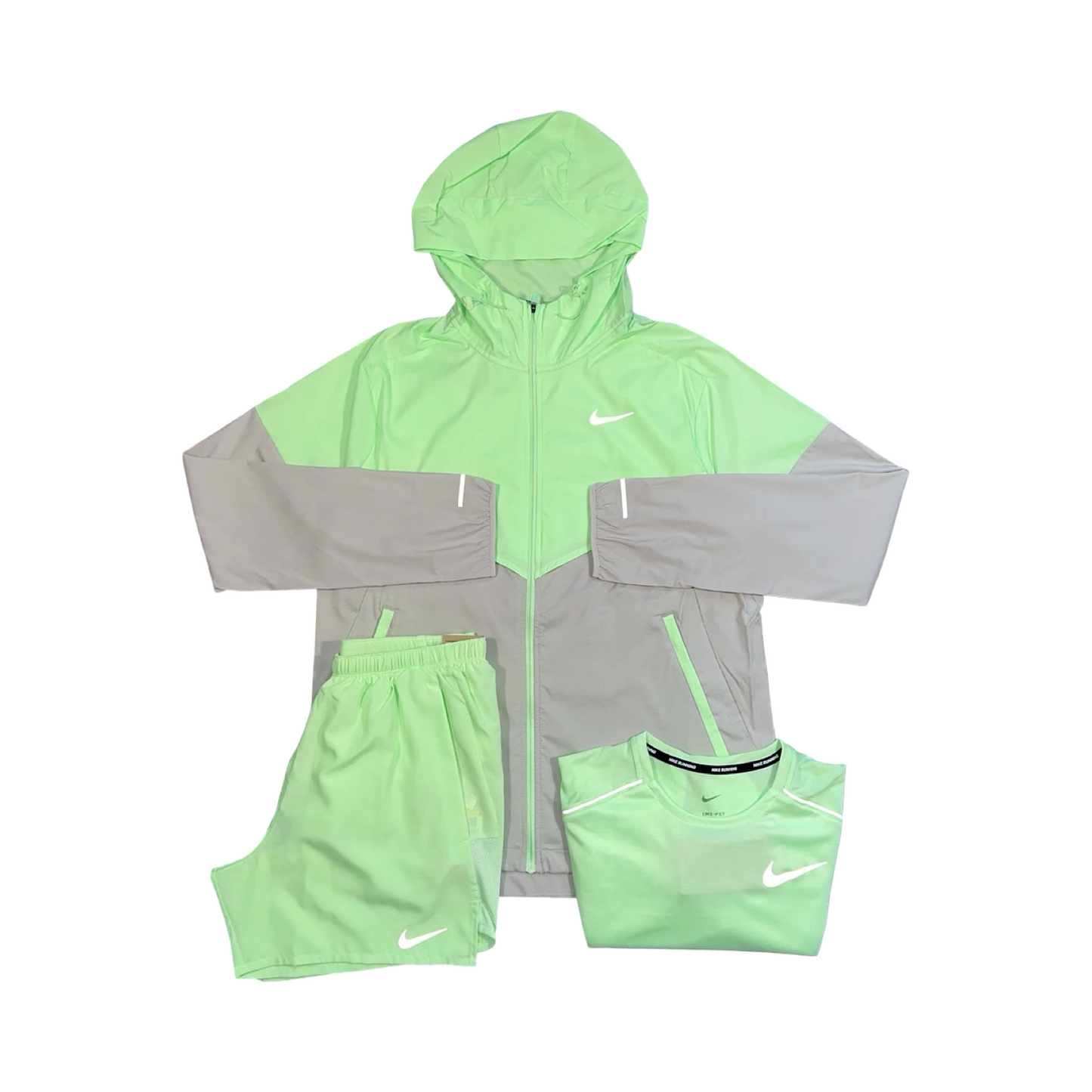 NIKE WINDRUNNER/SHORTS 3 PIECE SET VAPOUR GREEN