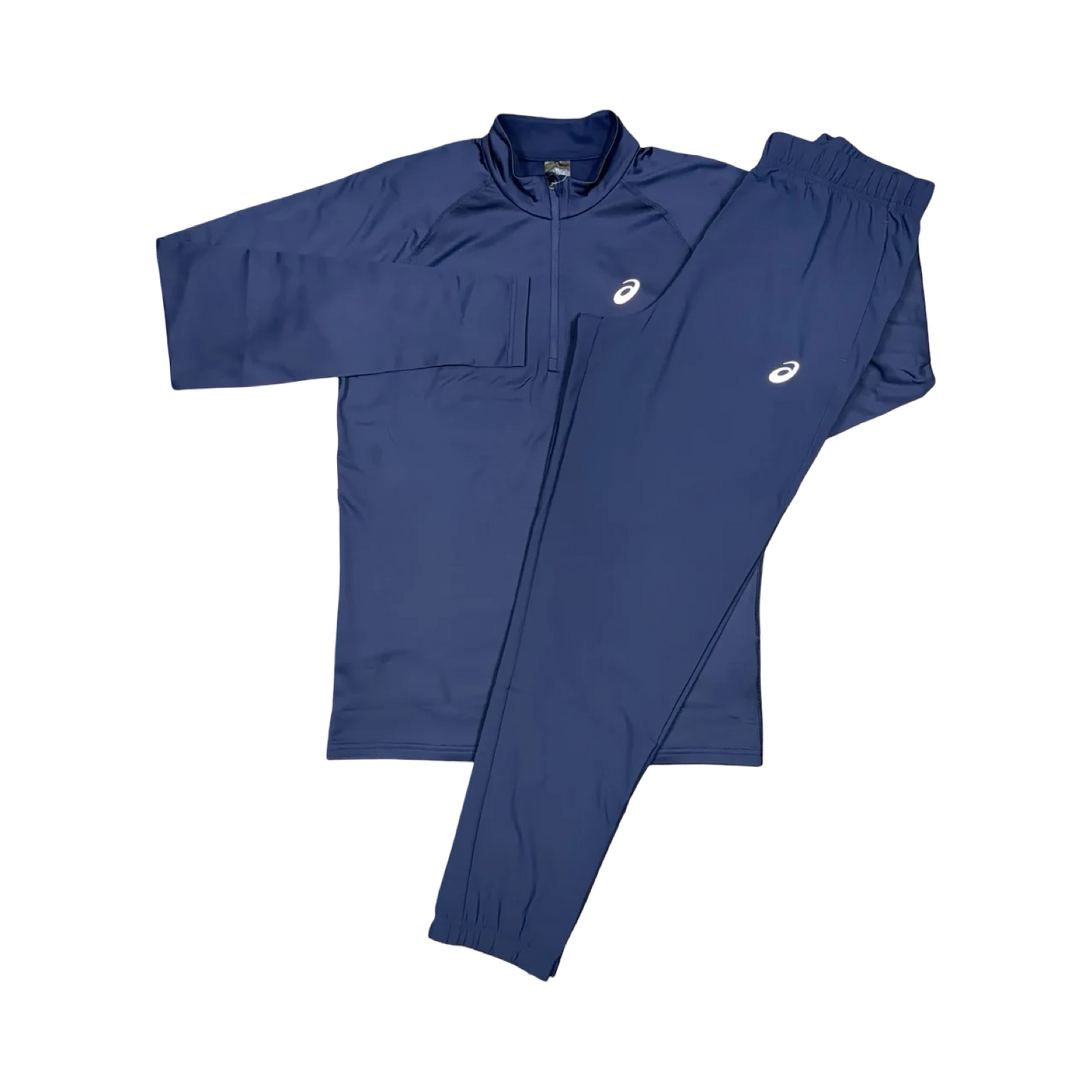 ASICS THERMAL HALF ZIP TRACKSUIT SET MIDNIGHT
