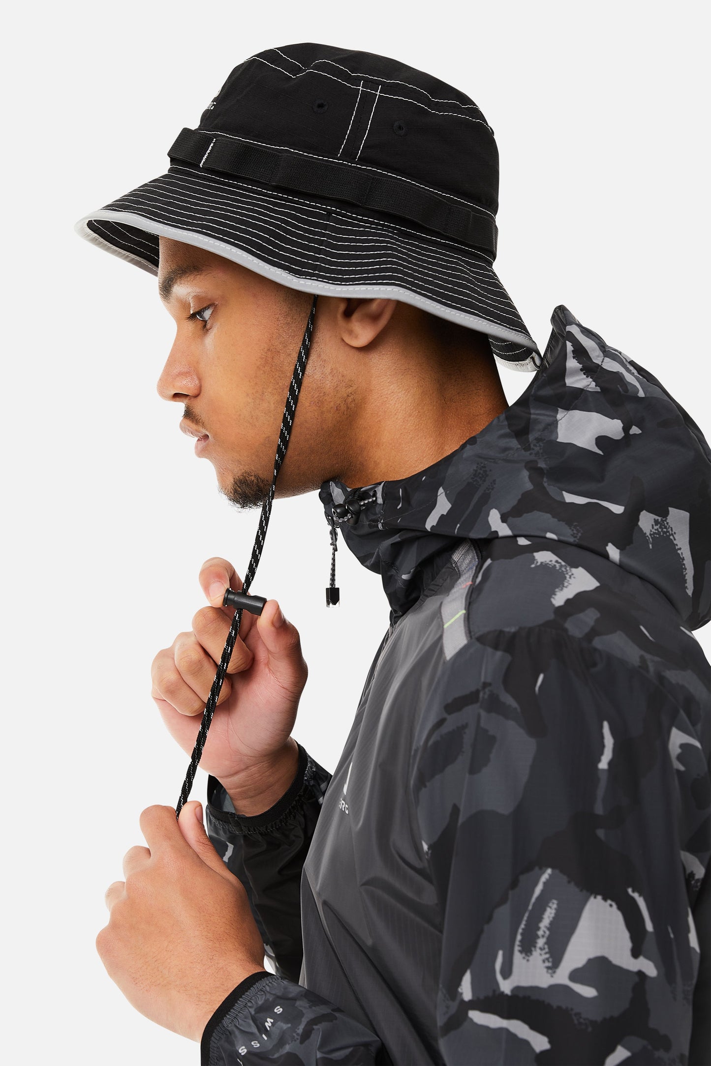 Trailberg Triathlon Bucket Hat - Black / Silver