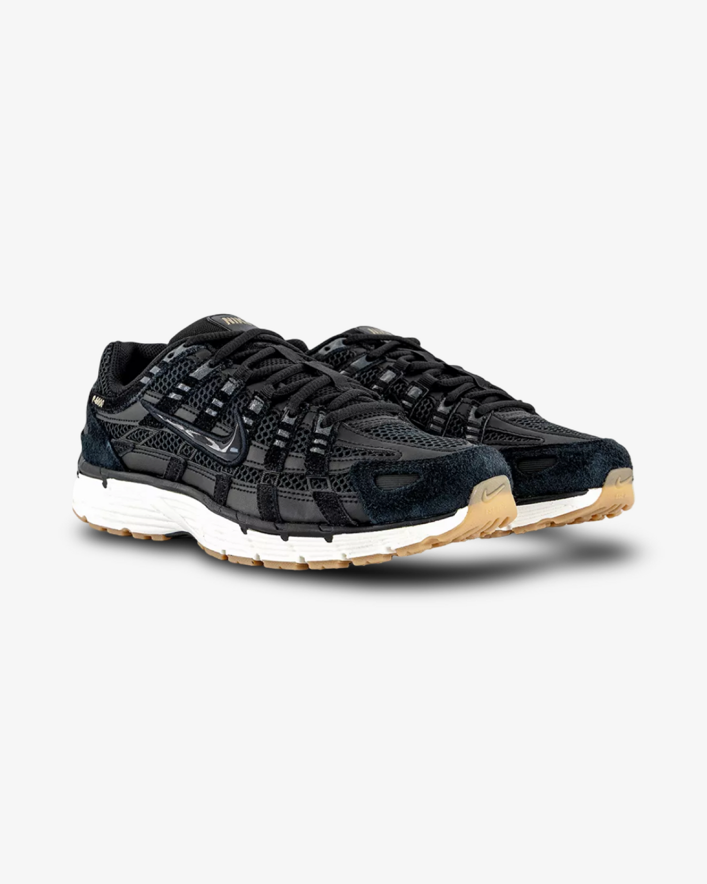 NIKE P-6000 BLACK BLACK METALLIC GOLD GRAIN SAIL