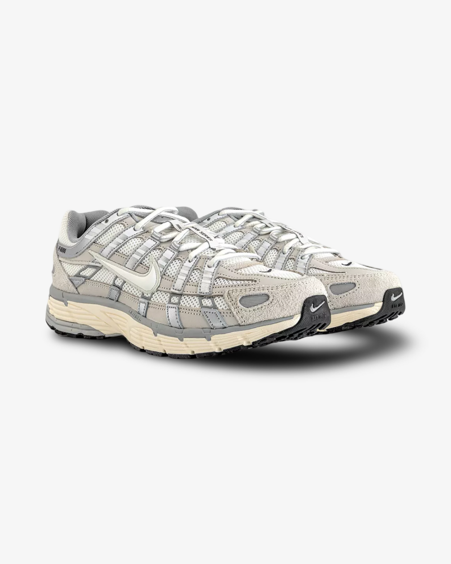 NIKE P-6000 LIGHT BONE SAIL PALE IVORY BLACK