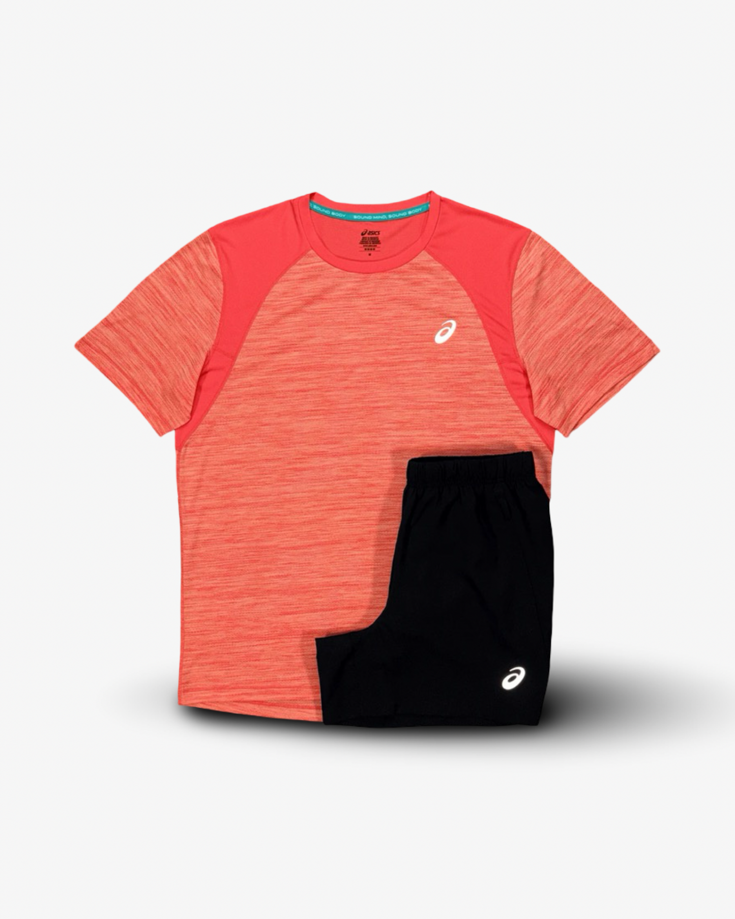 ASICS ROAD T-SHIRT SET 'CORAL'