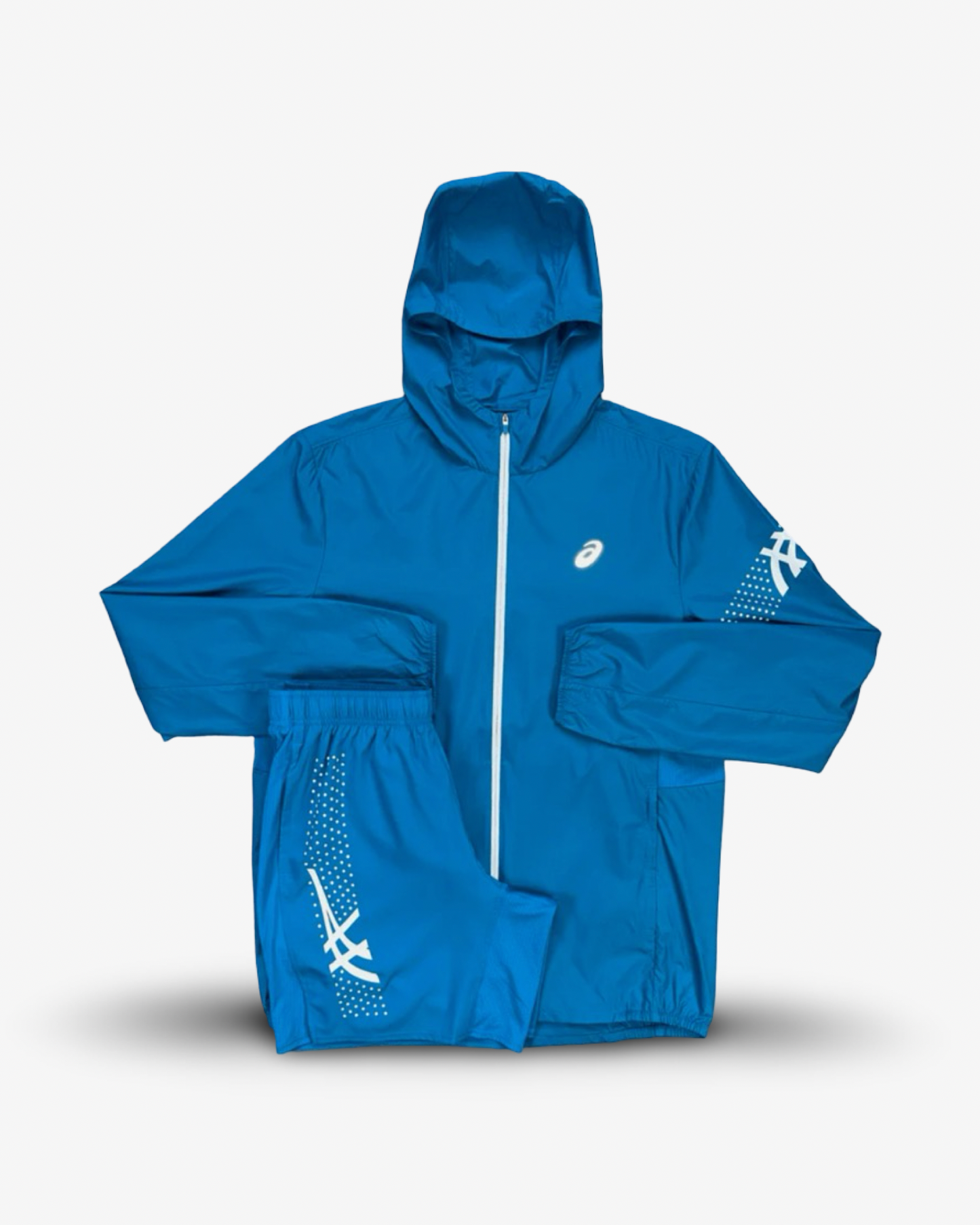 ASICS ICON JACKET SET 'AEGAN BLUE'