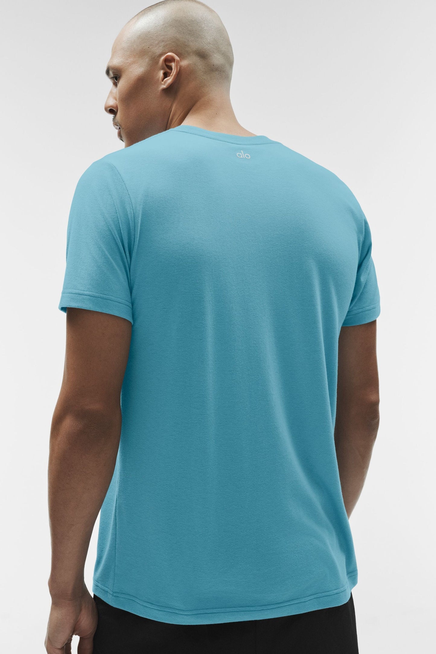 Alo Triumph Tee - Blue Breeze