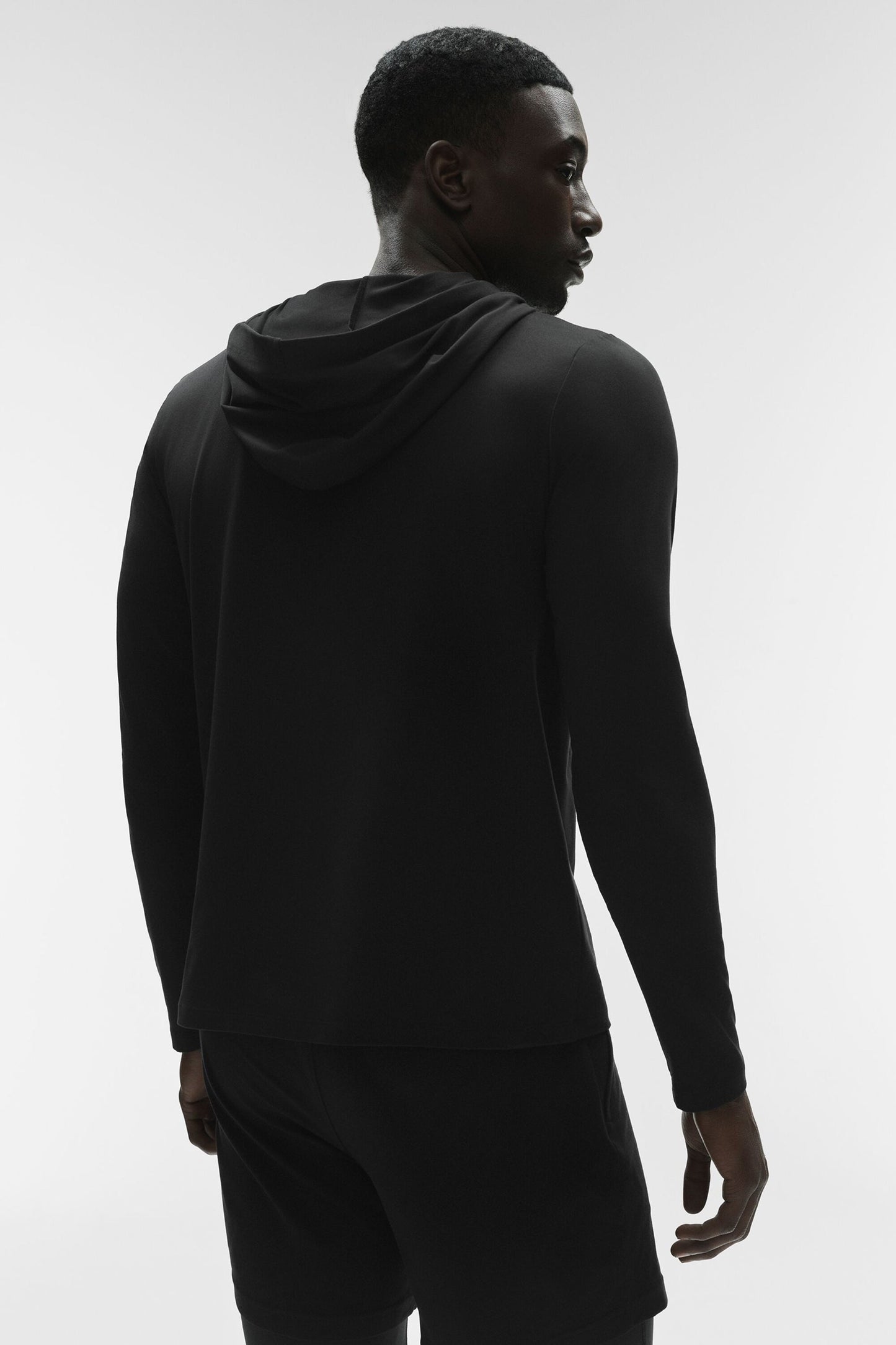 Alo Conquer Reform Long Sleeve With Hood - Black