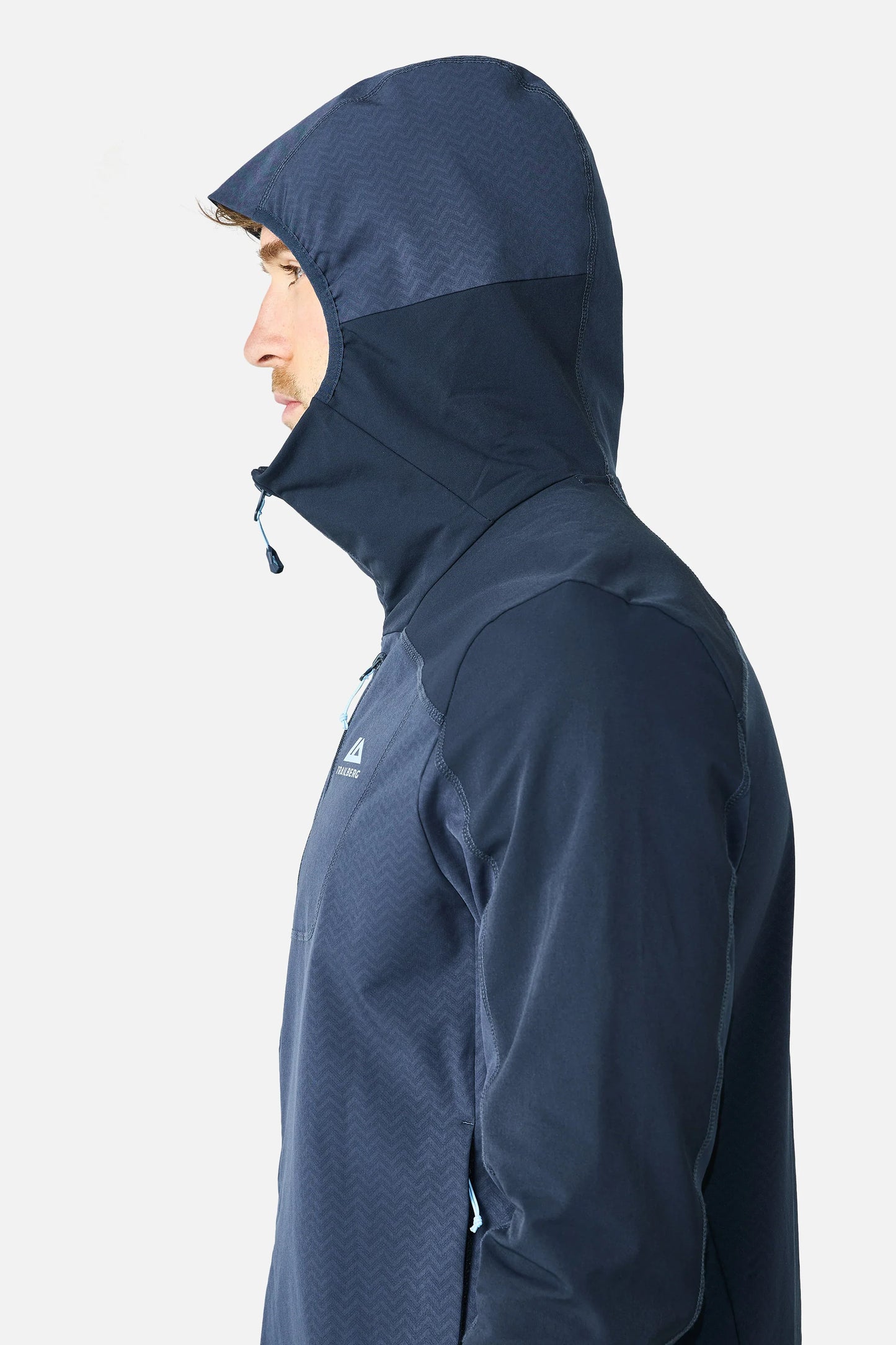 Trailberg Caldera Grid Fleece Jacket - Deep Ocean