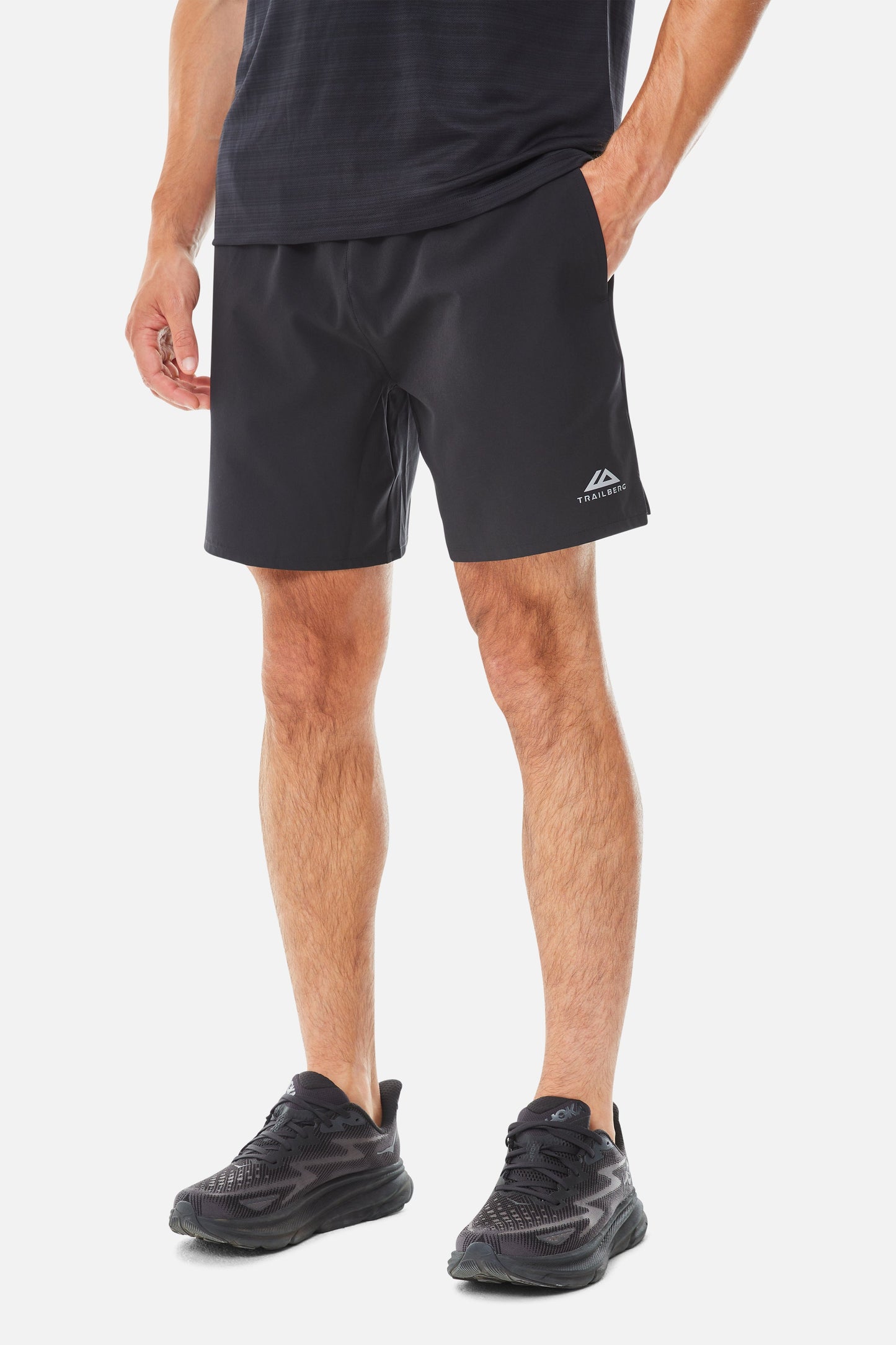 Trailberg AW25 Cloud Short - Black/ Volcano Grey
