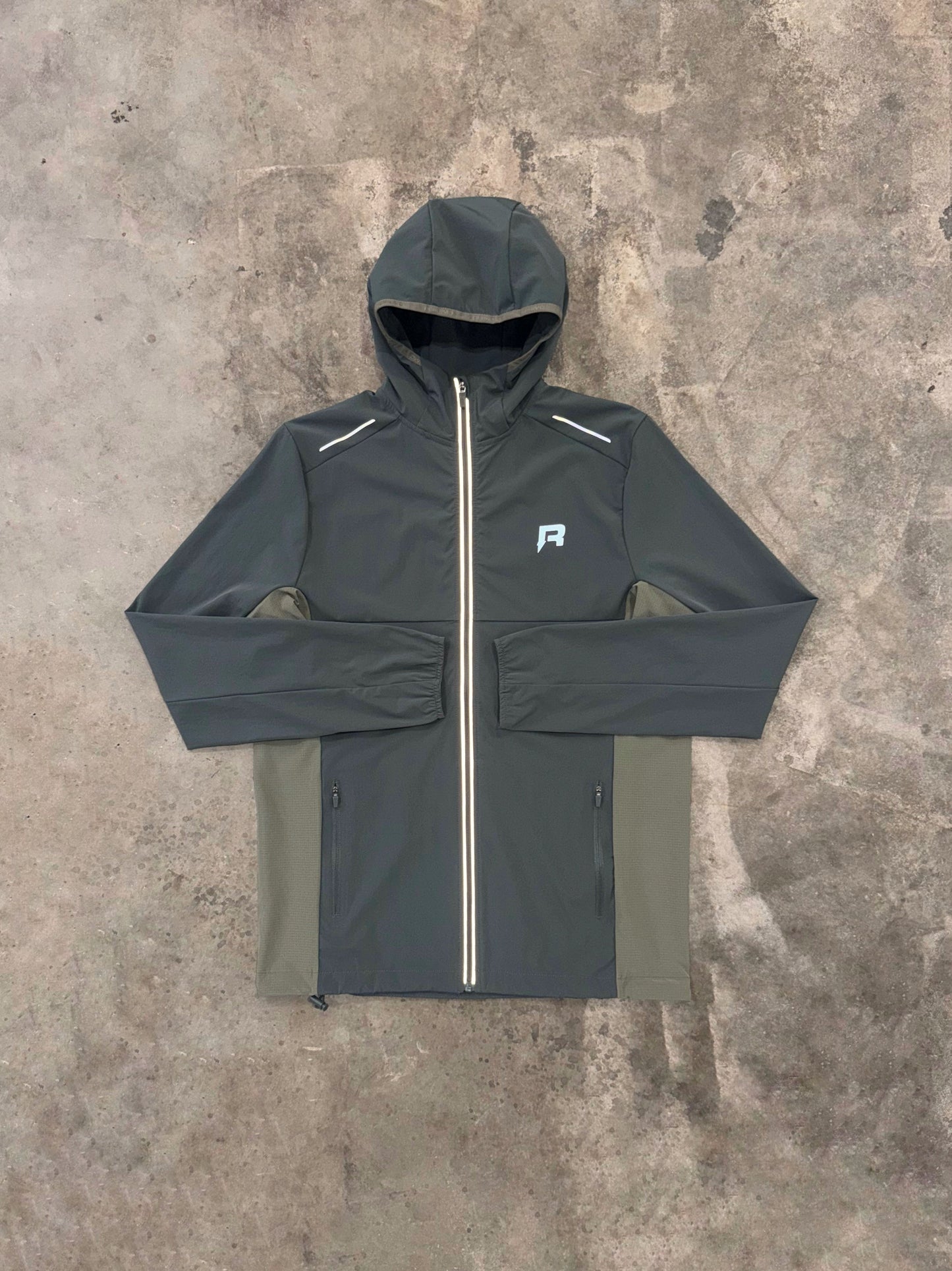 Reprimo Clima Shell Jacket - Dark Moss / Khaki