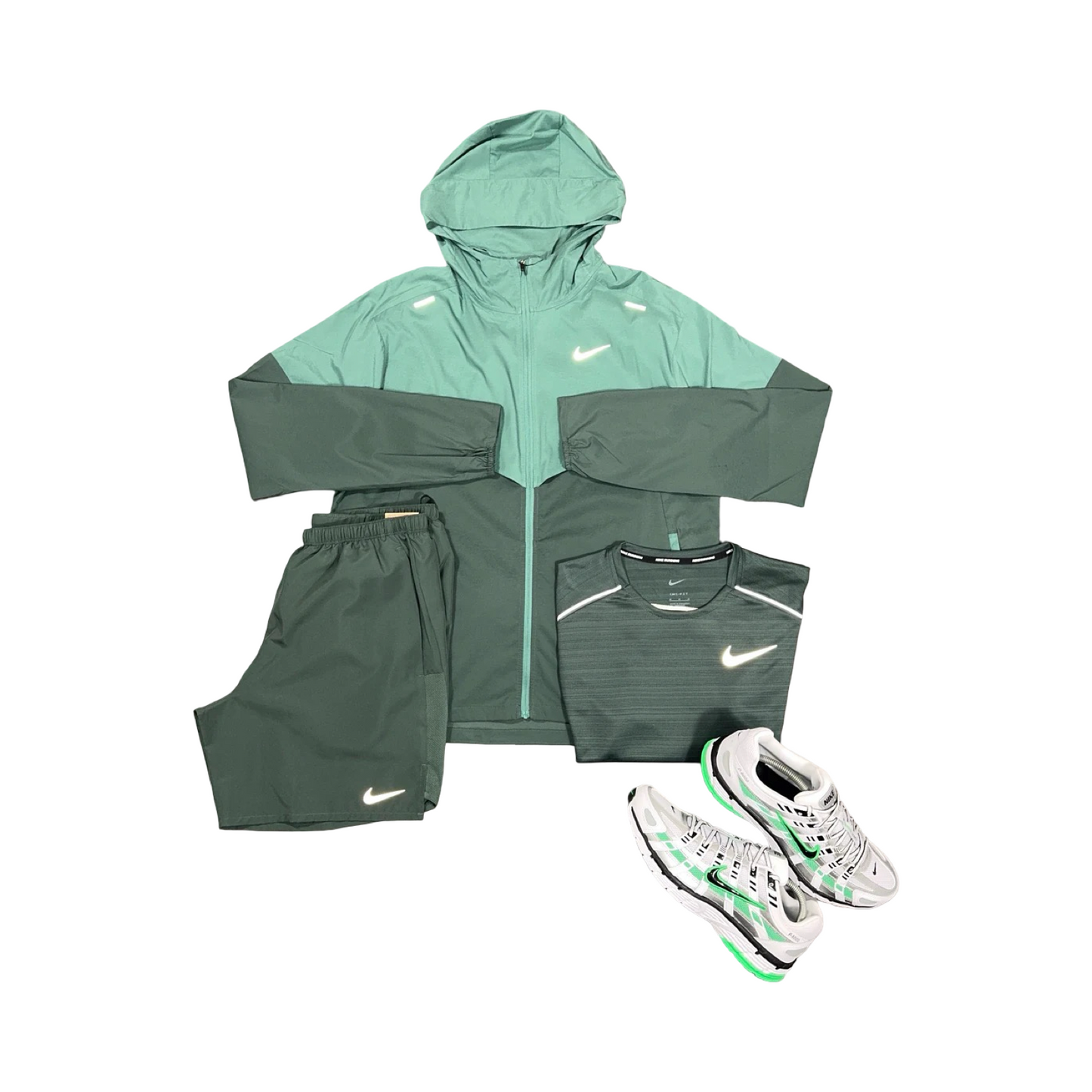 NIKE 3 PIECE SET VINTAGE GREEN/BICOASTAL