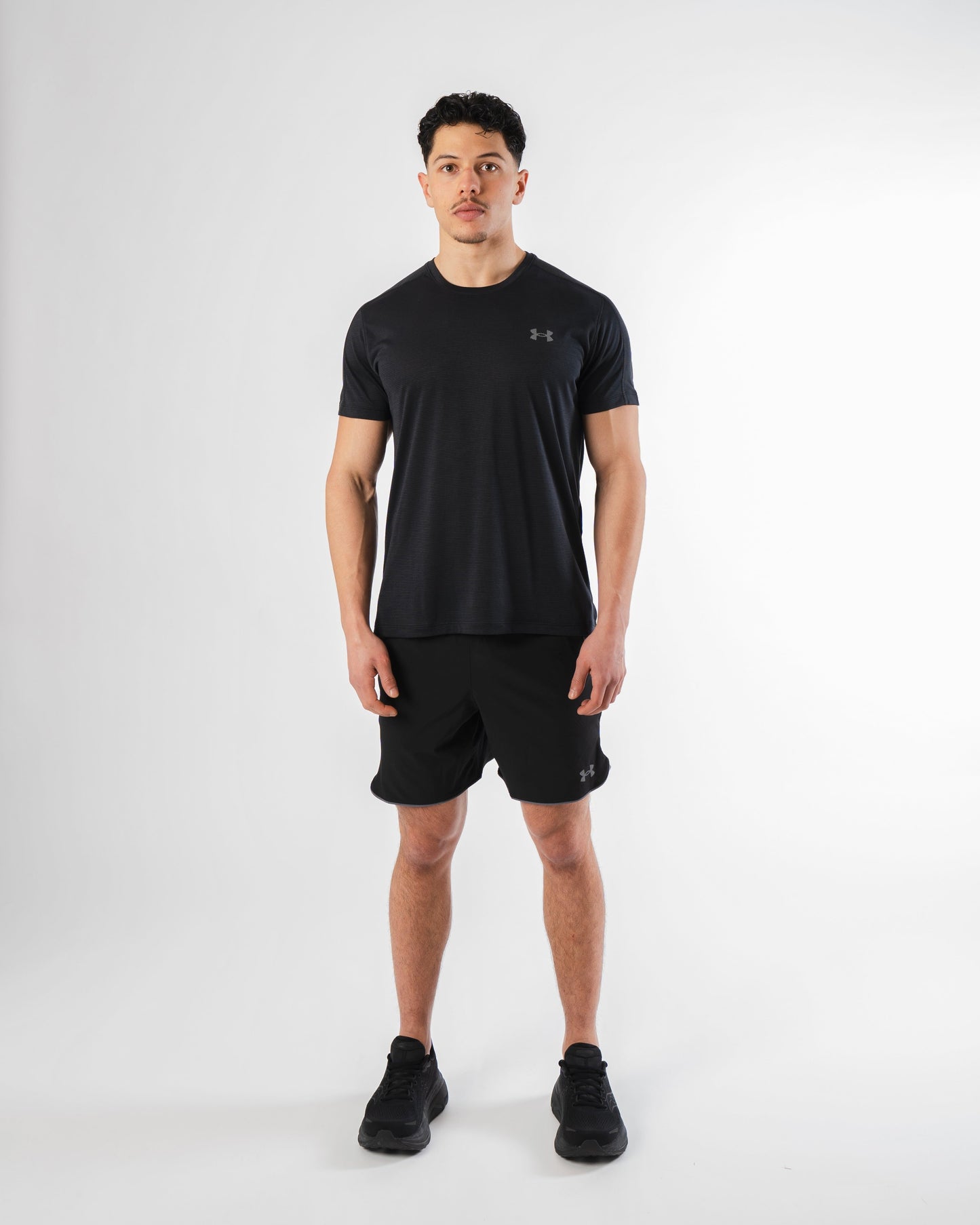 Under Armour Velociti Pro Black Set - T Shirt / Short