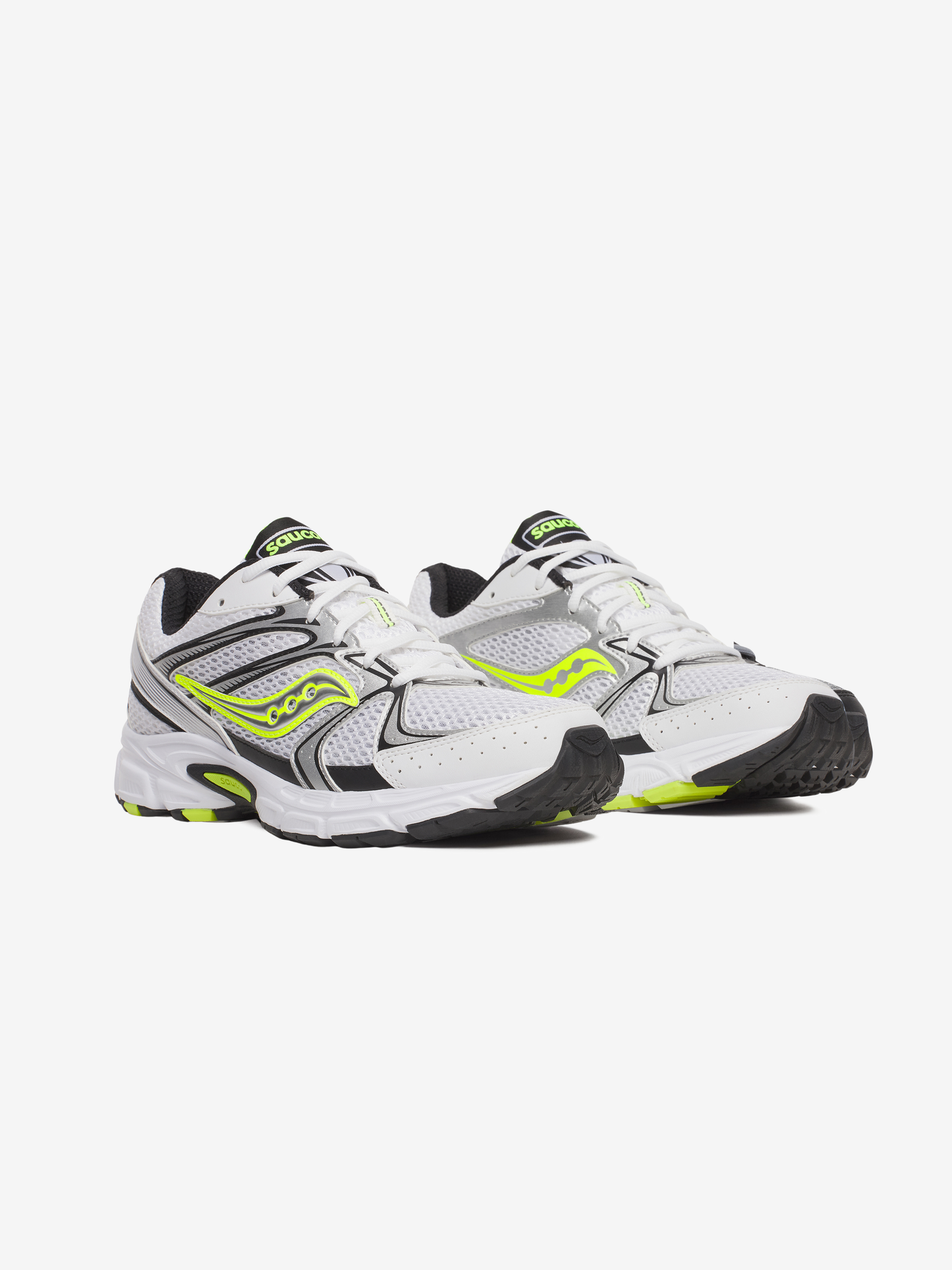 Saucony Ride Millennium Trainer - White / Yellow