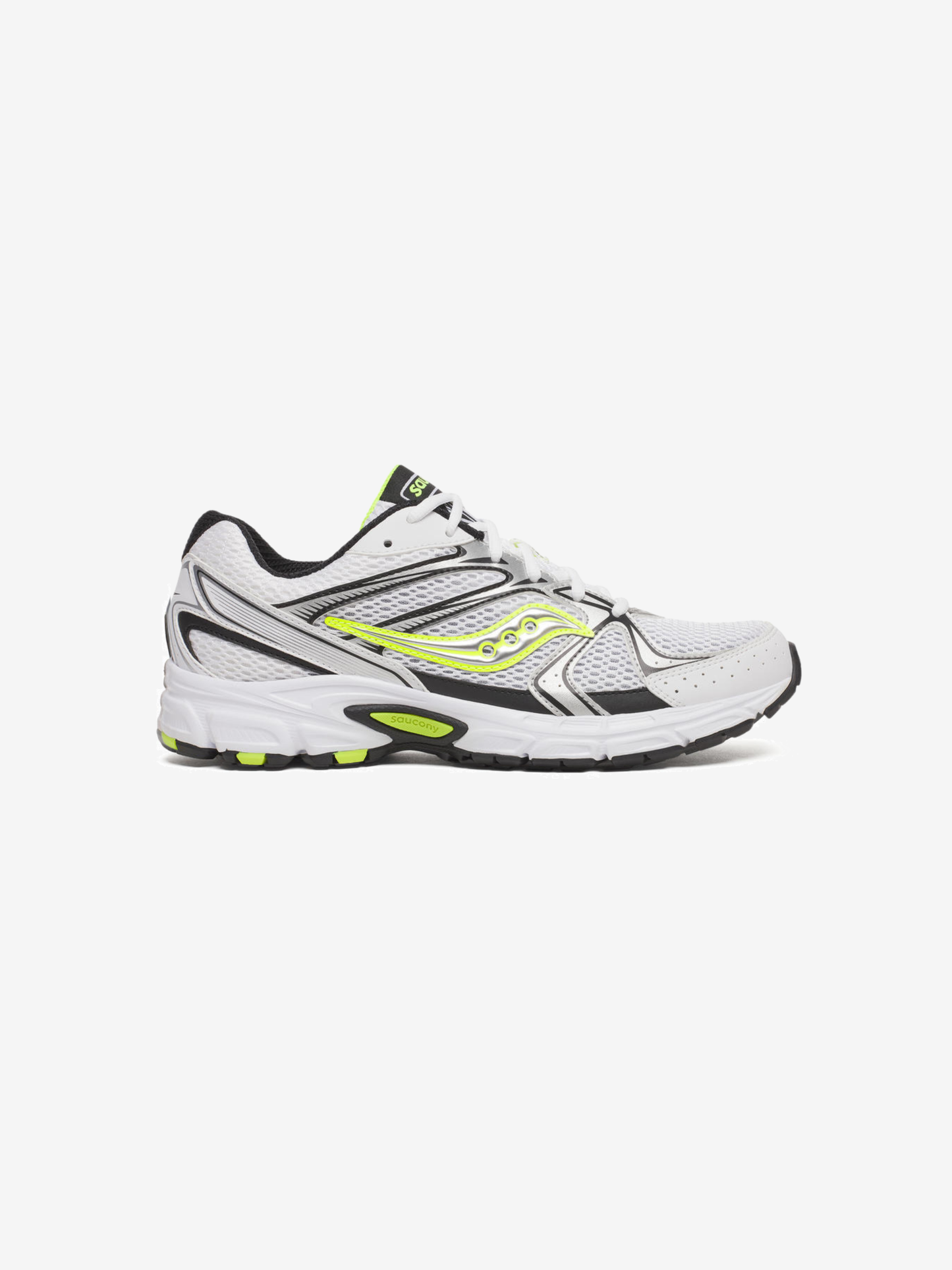 Saucony Ride Millennium Trainer - White / Yellow
