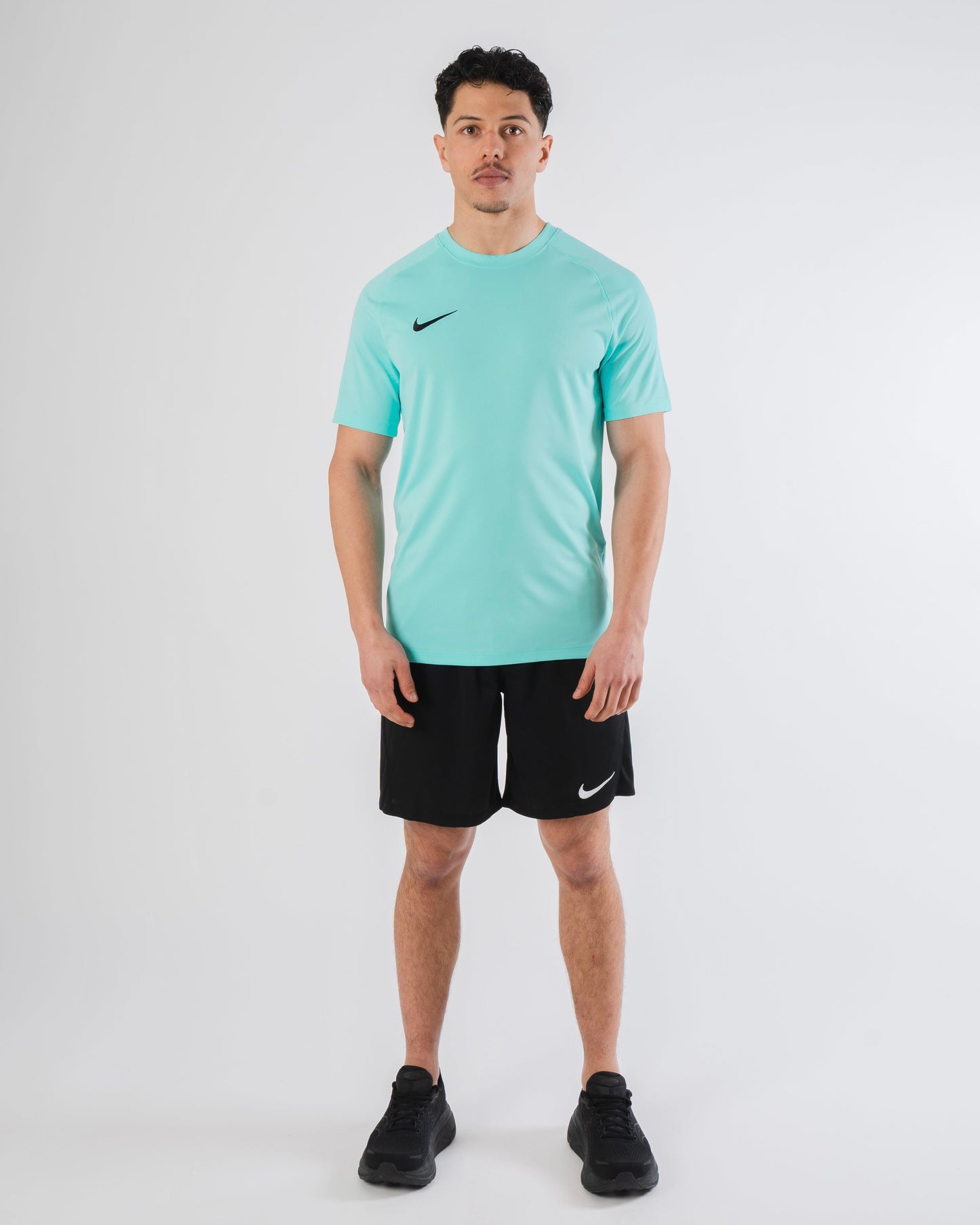Nike Dri Fit Turquoise / Black Set - T Shirt / Shorts