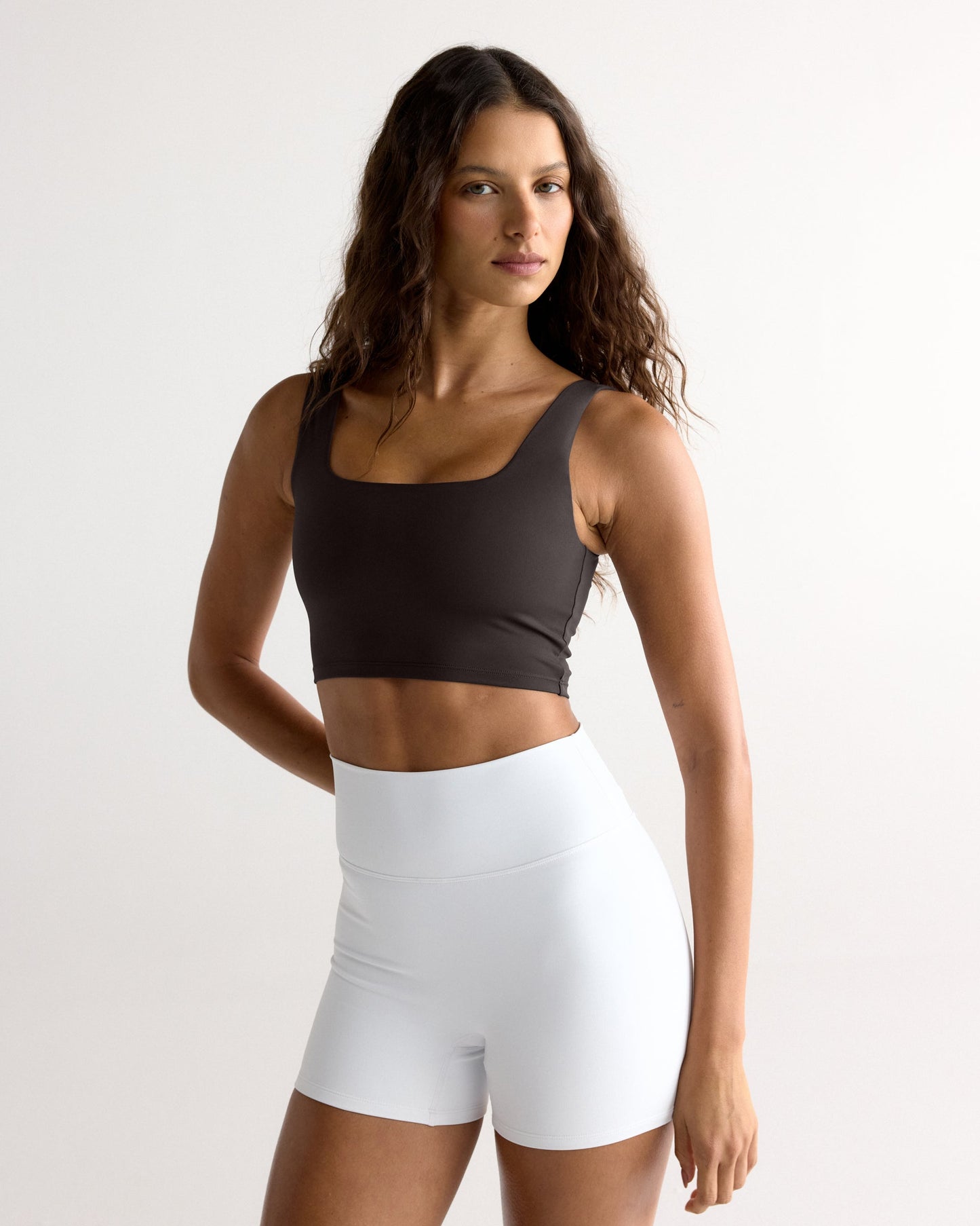 Adanola Ultimate Square Neck Bra - Coffee Bean