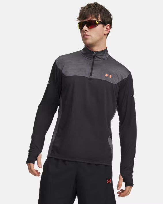 Under Armour Utility Black / Red 3 Piece Set - Quarter Zip / T Shirt / Pant