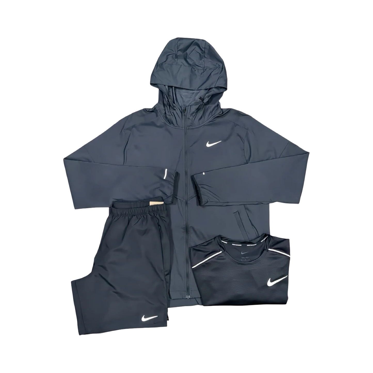 NIKE WINDRUNNER/SHORTS 3 PIECE SET BLACK/BLACK