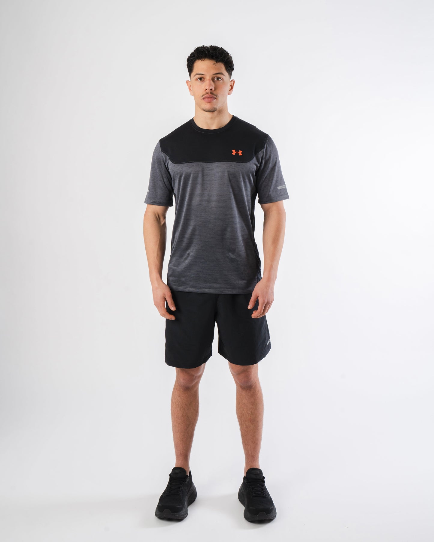 Under Armour Utility Black Red Set - T Shirt / Short