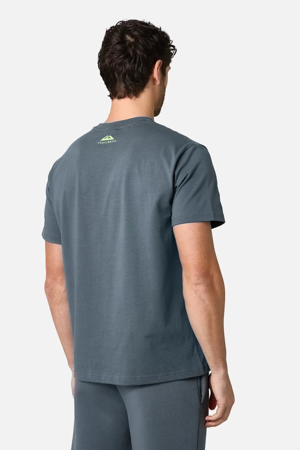 Trailberg Fraction Cotton T Shirt - Storm Grey