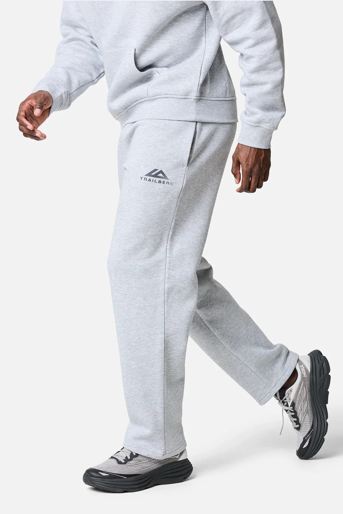 Trailberg Fraction Marl Grey Tracksuit - Hoodie / Jogger
