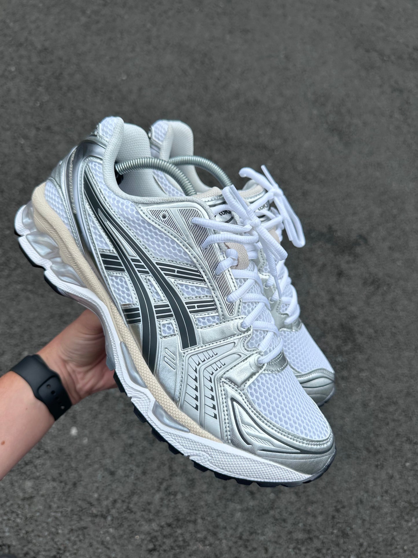 ASICS GEL KAYANO - WHITE / SILVER
