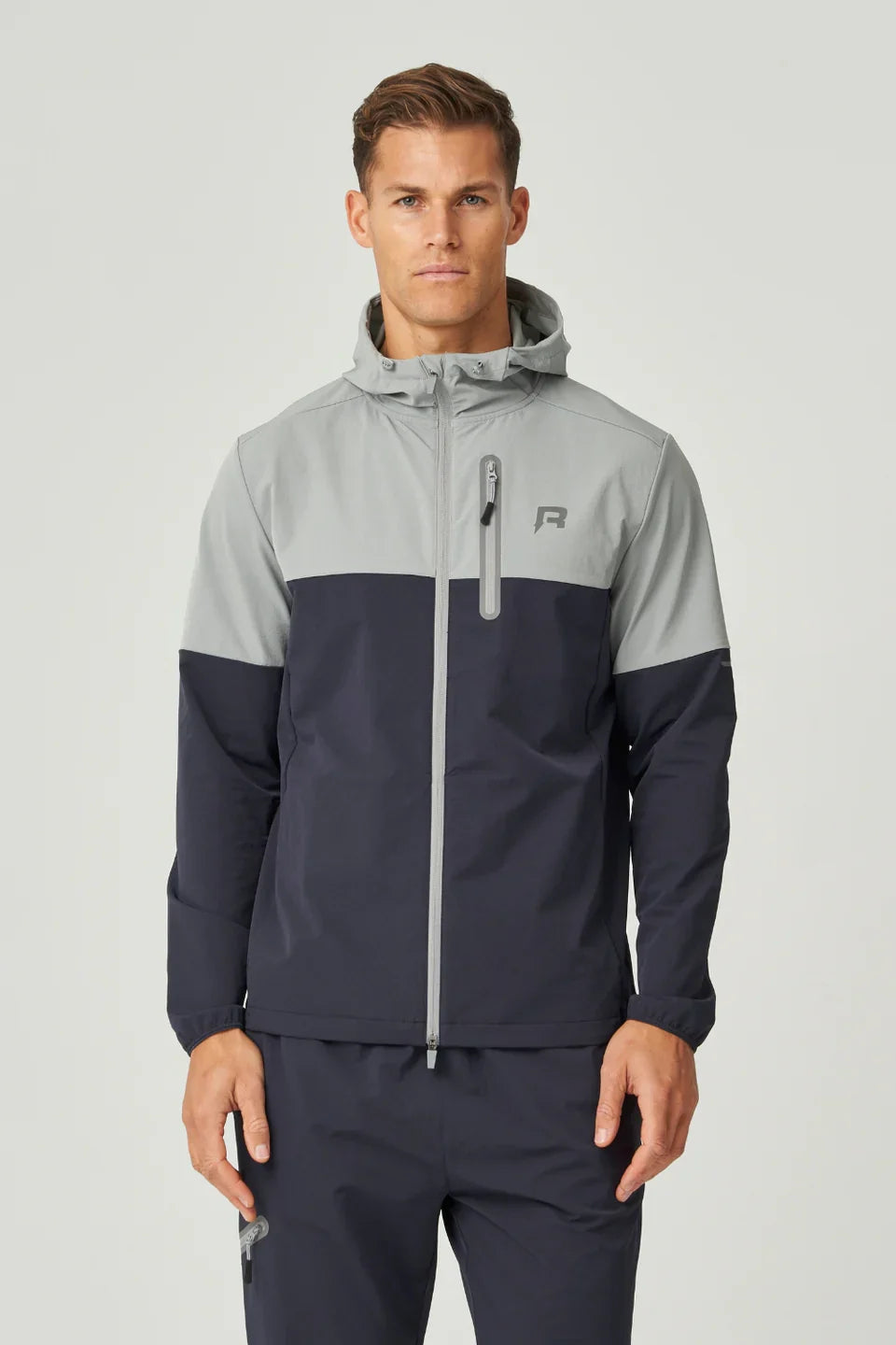 Reprimo Geyser Jacket - Grey / Navy