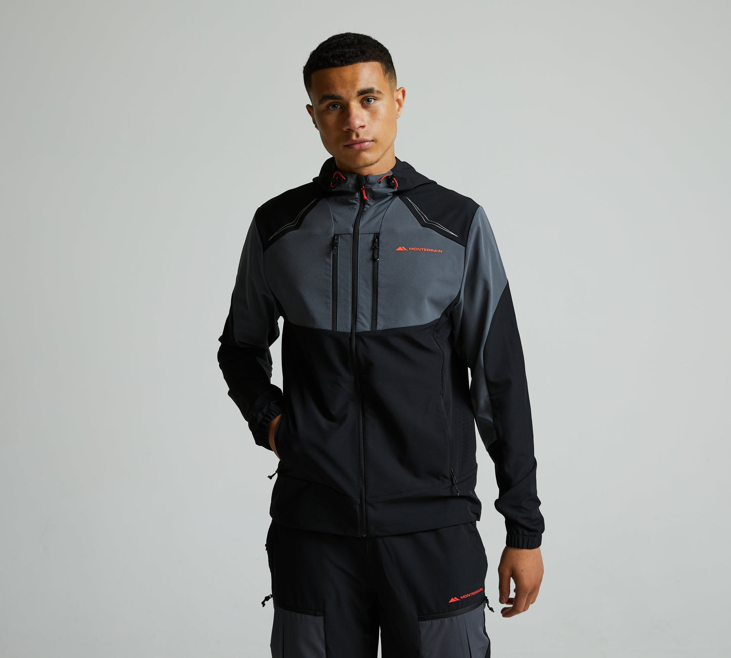 Monterrain Orbit Woven Black 3 Piece Set - Jacket / T Shirt / Pant