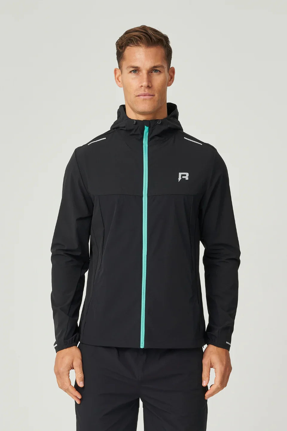 Reprimo Flight Jacket - Black / Cyan