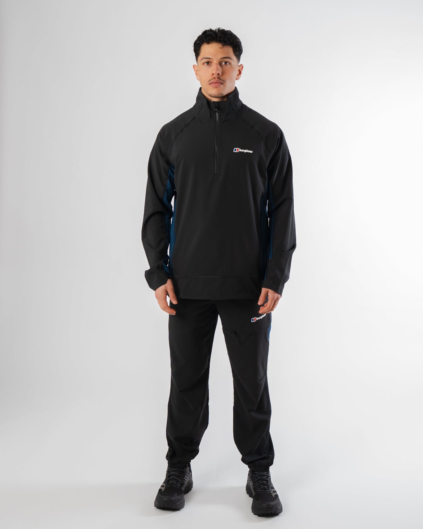 Berghaus Wavertree Quarter Zip - Black / Navy