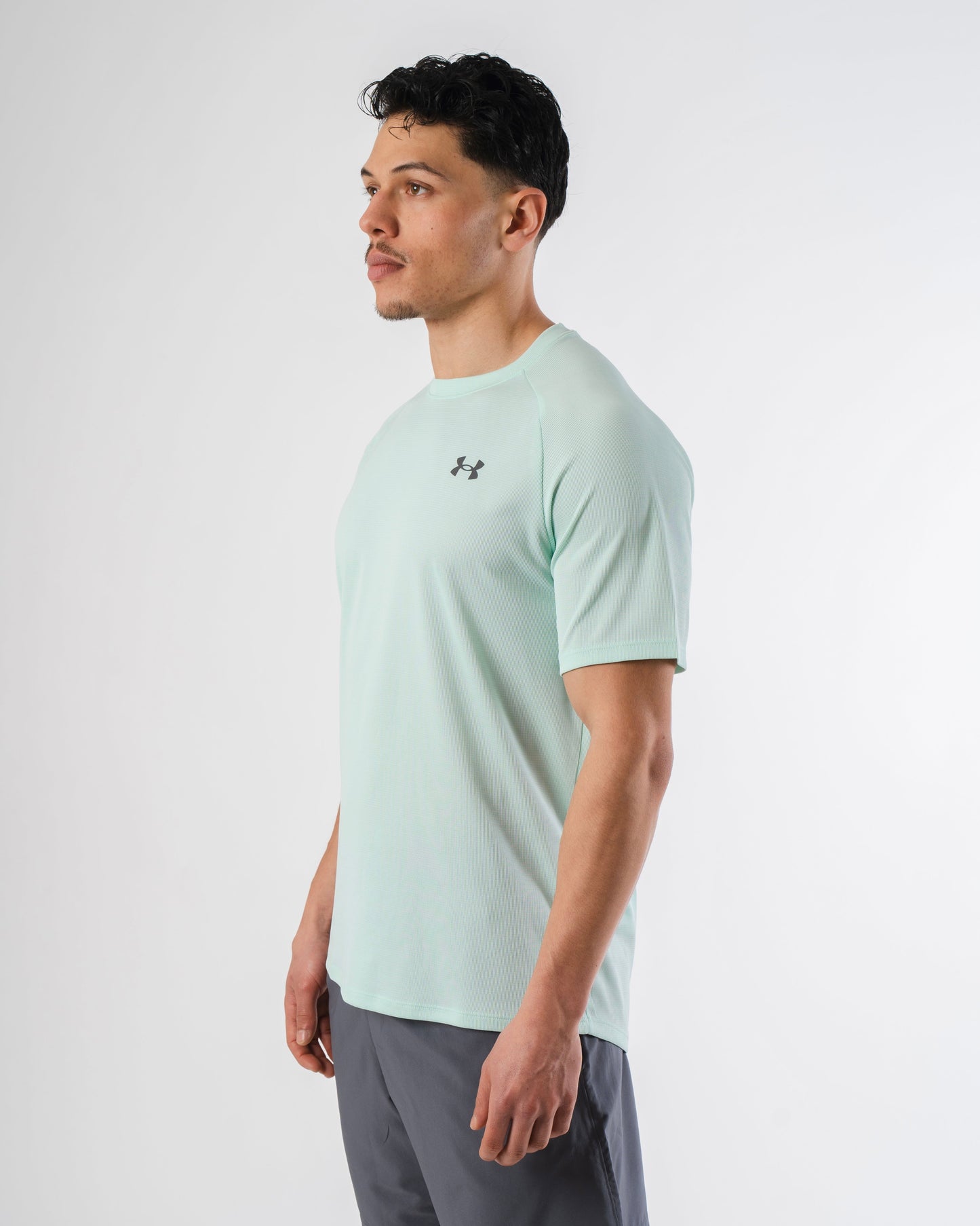 Under Armour Textured T Shirt -  Refresh Mint
