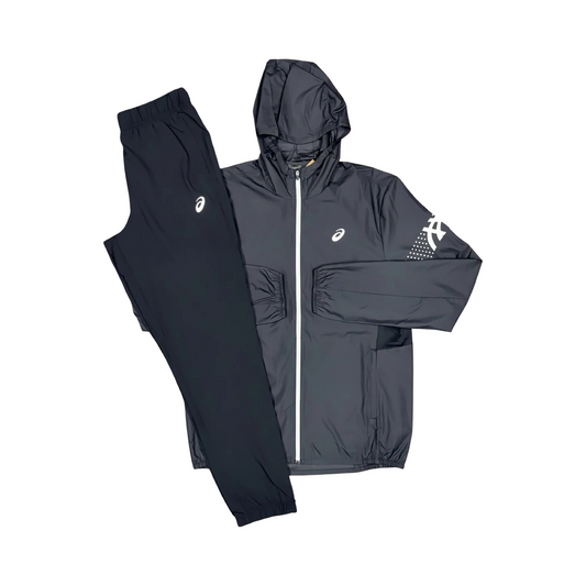 ASICS ICON TRACKSUIT SET BLACK/BLACK