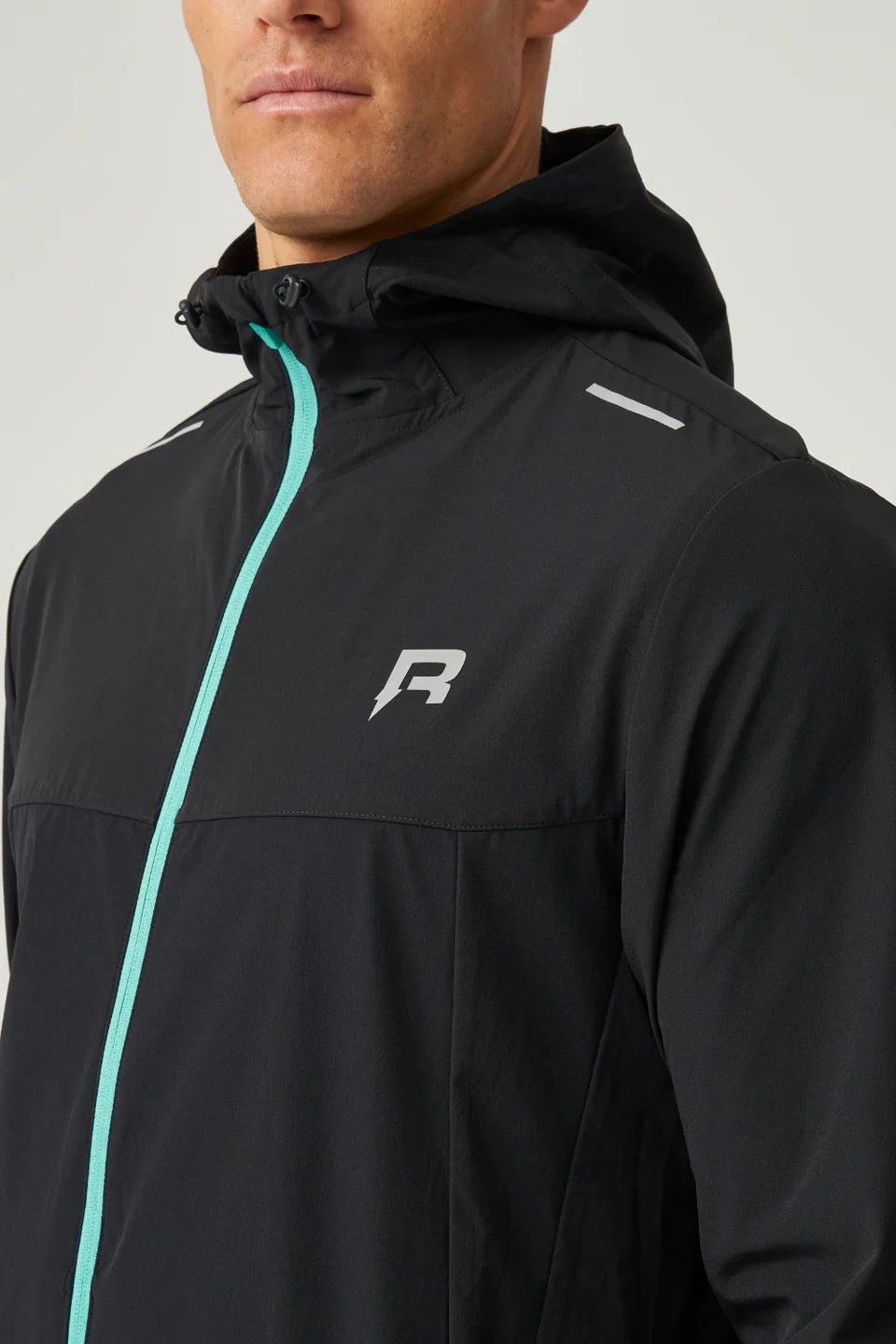 Reprimo Flight Jacket - Black / Cyan