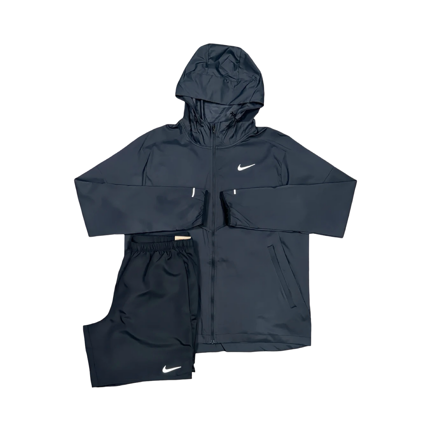 NIKE WINDRUNNER/SHORTS SET BLACK/BLACK