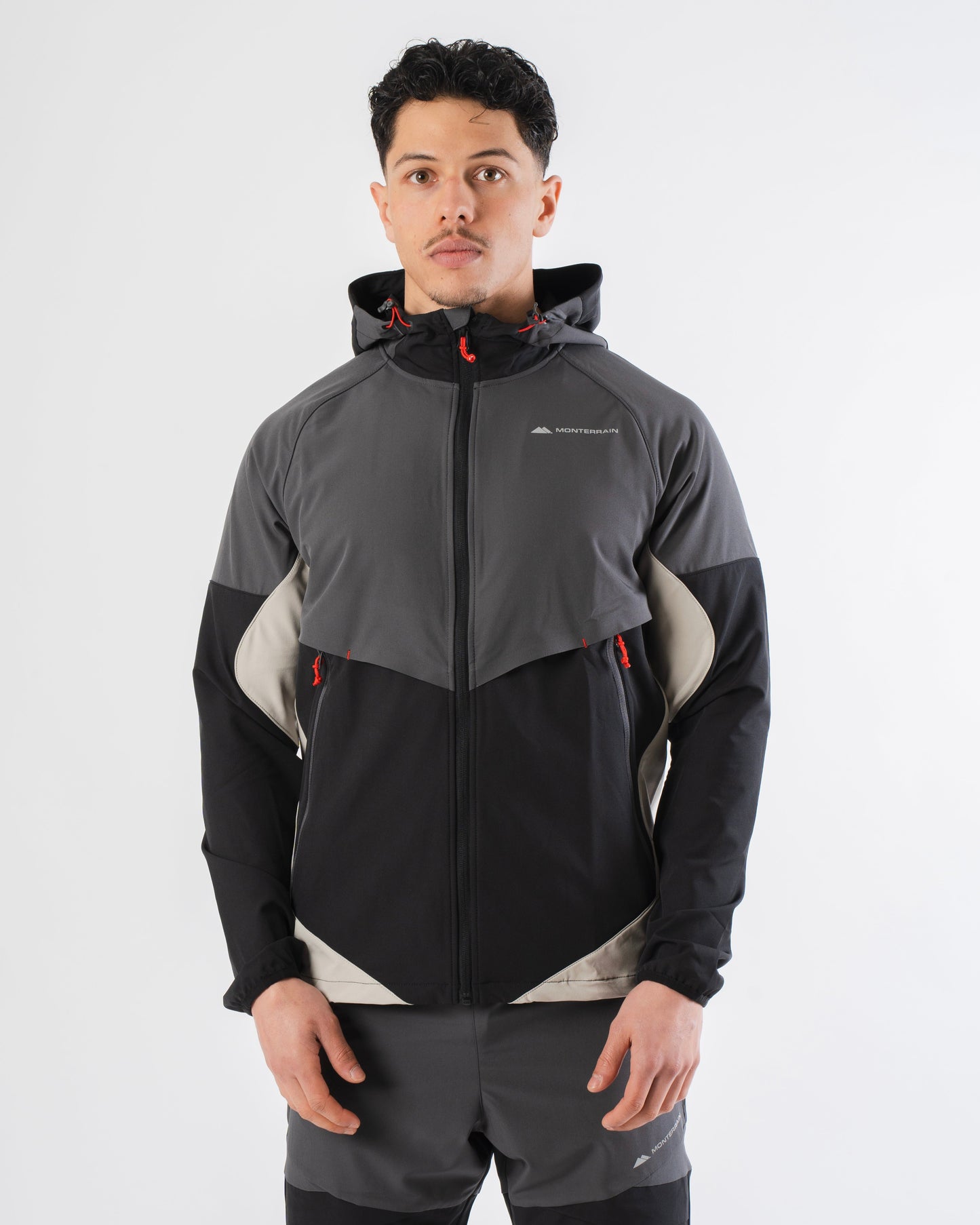 Monterrain Vault Woven Black / Fossil 3 Piece Set - Jacket / T Shirt / Pant