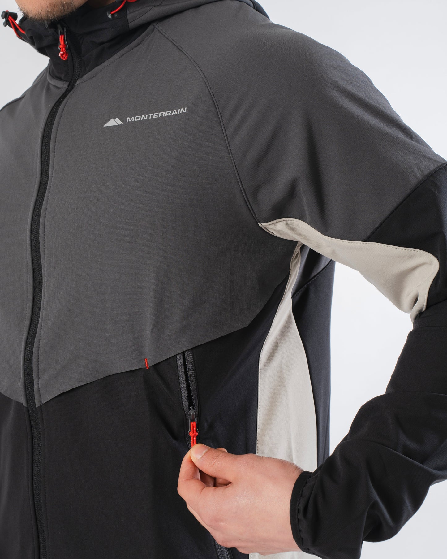 Monterrain Vault Woven Black / Fossil 3 Piece Set - Jacket / T Shirt / Pant