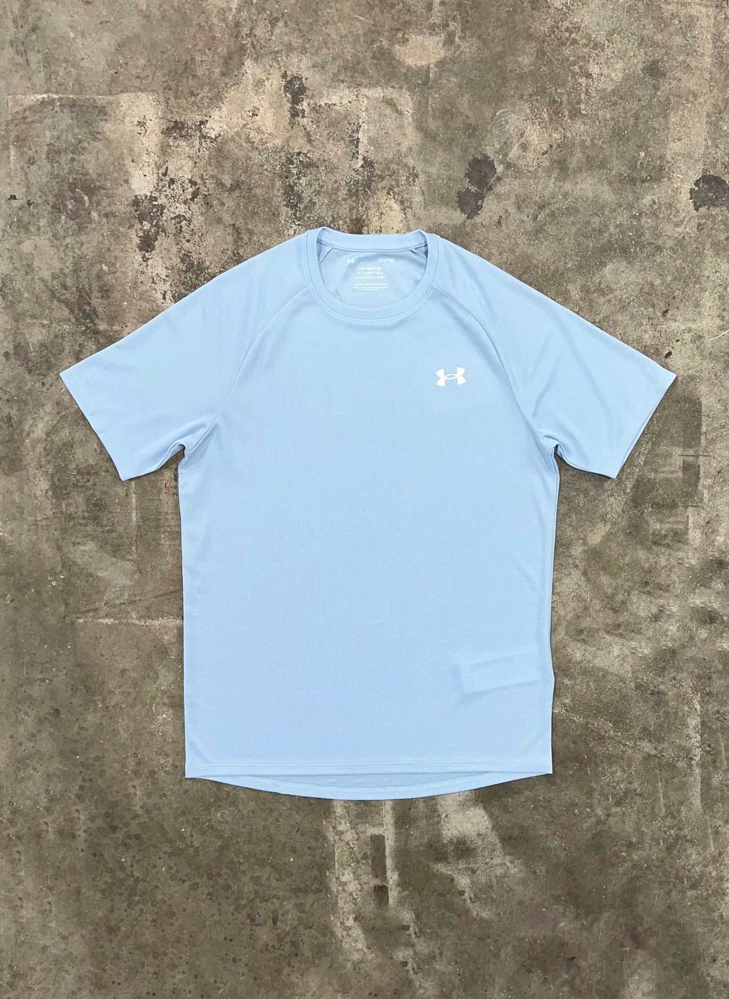 Under Armour Textured T Shirt -  Blue Calm