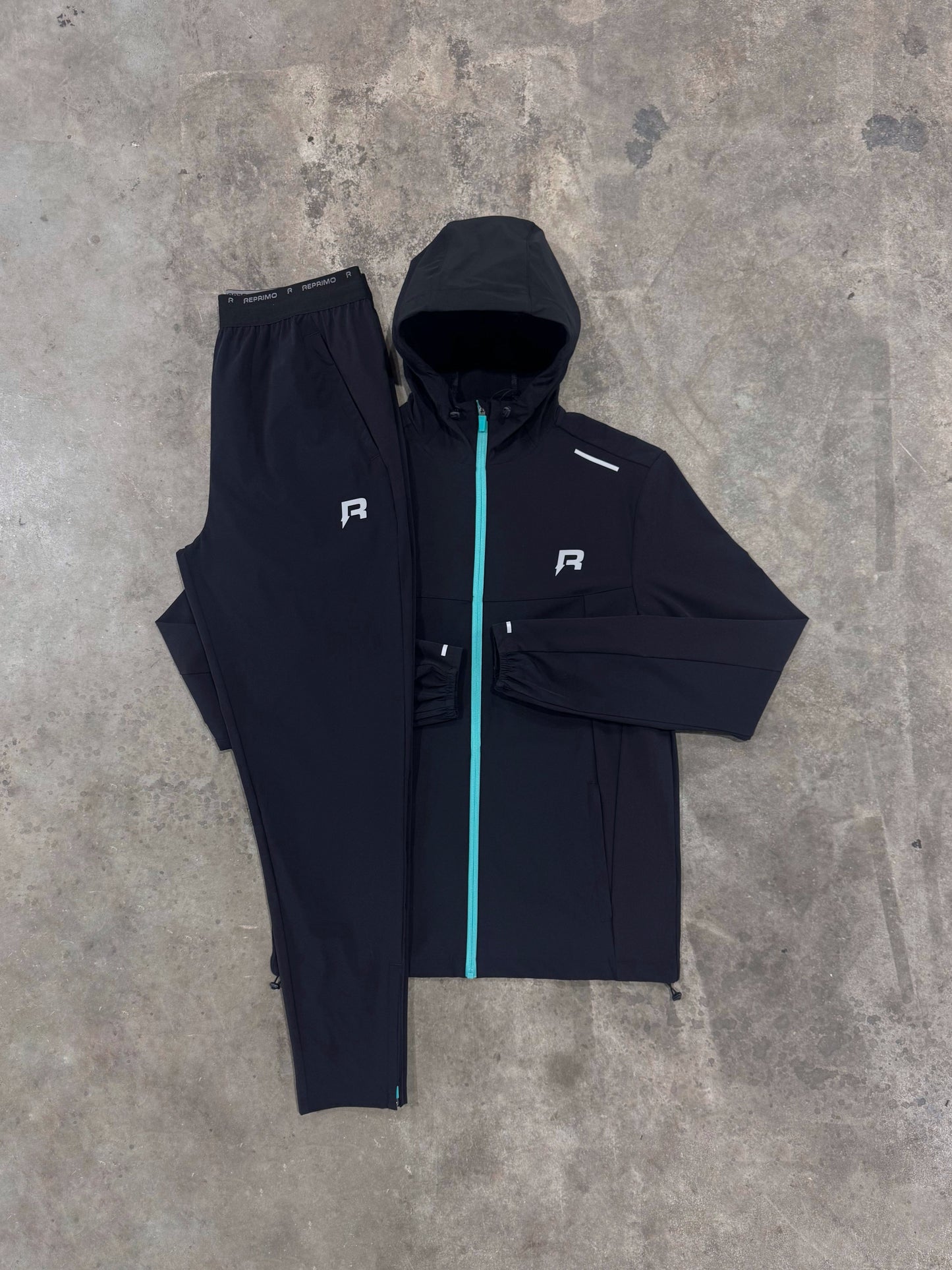 Reprimo Flight Cyan Tracksuit - Jacket / Pant