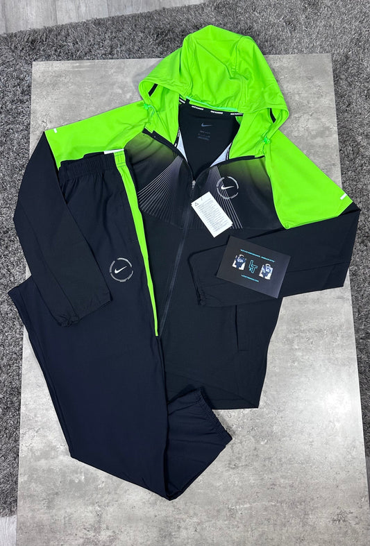 NIKE REPEL TRACKSUIT - BLACK / NEON