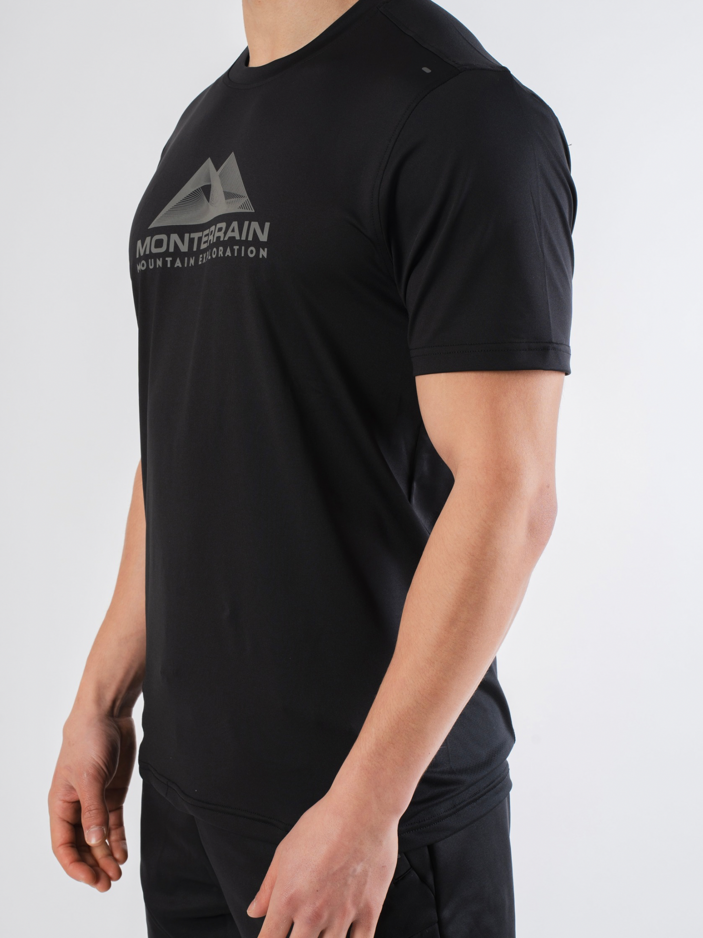 Monterrain Speed 2.0 Poly Black Set - T Shirt / Short