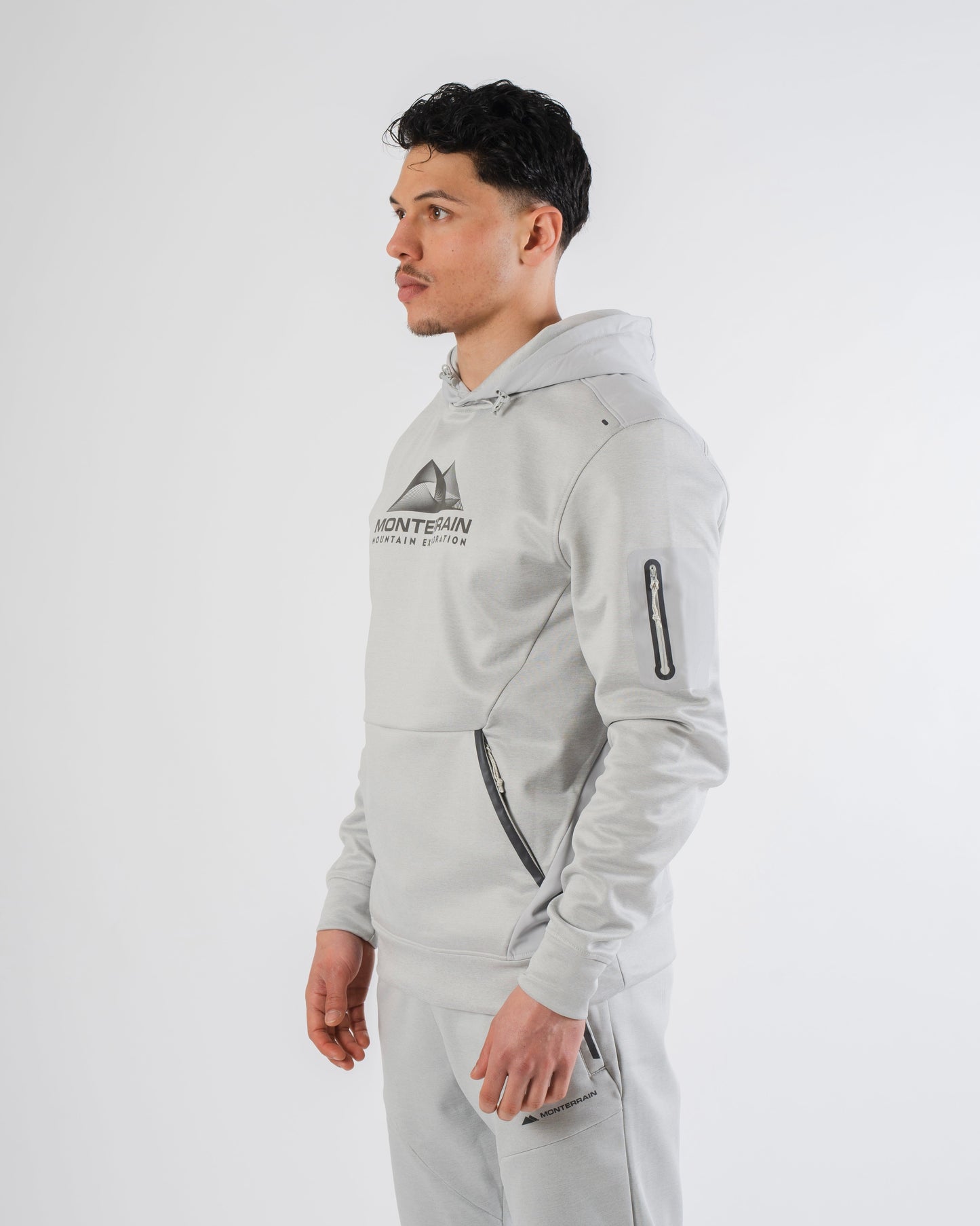 Monterrain Speed 2.0 Poly Salted Fog Tracksuit - Hoodie / Pant