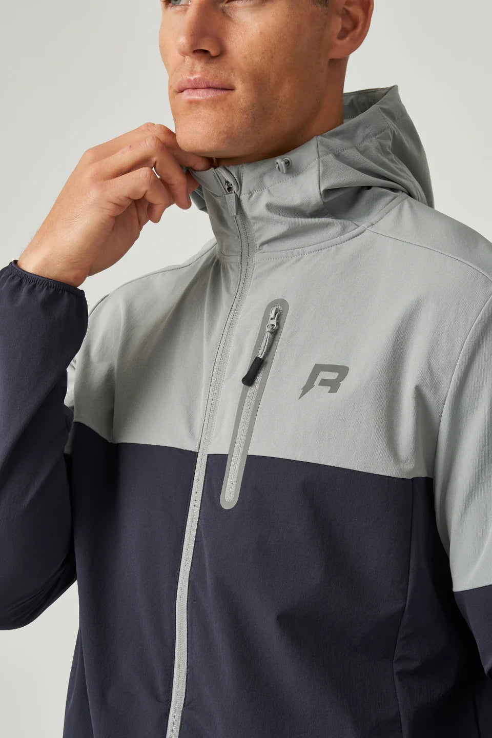 Reprimo Geyser Jacket - Grey / Navy