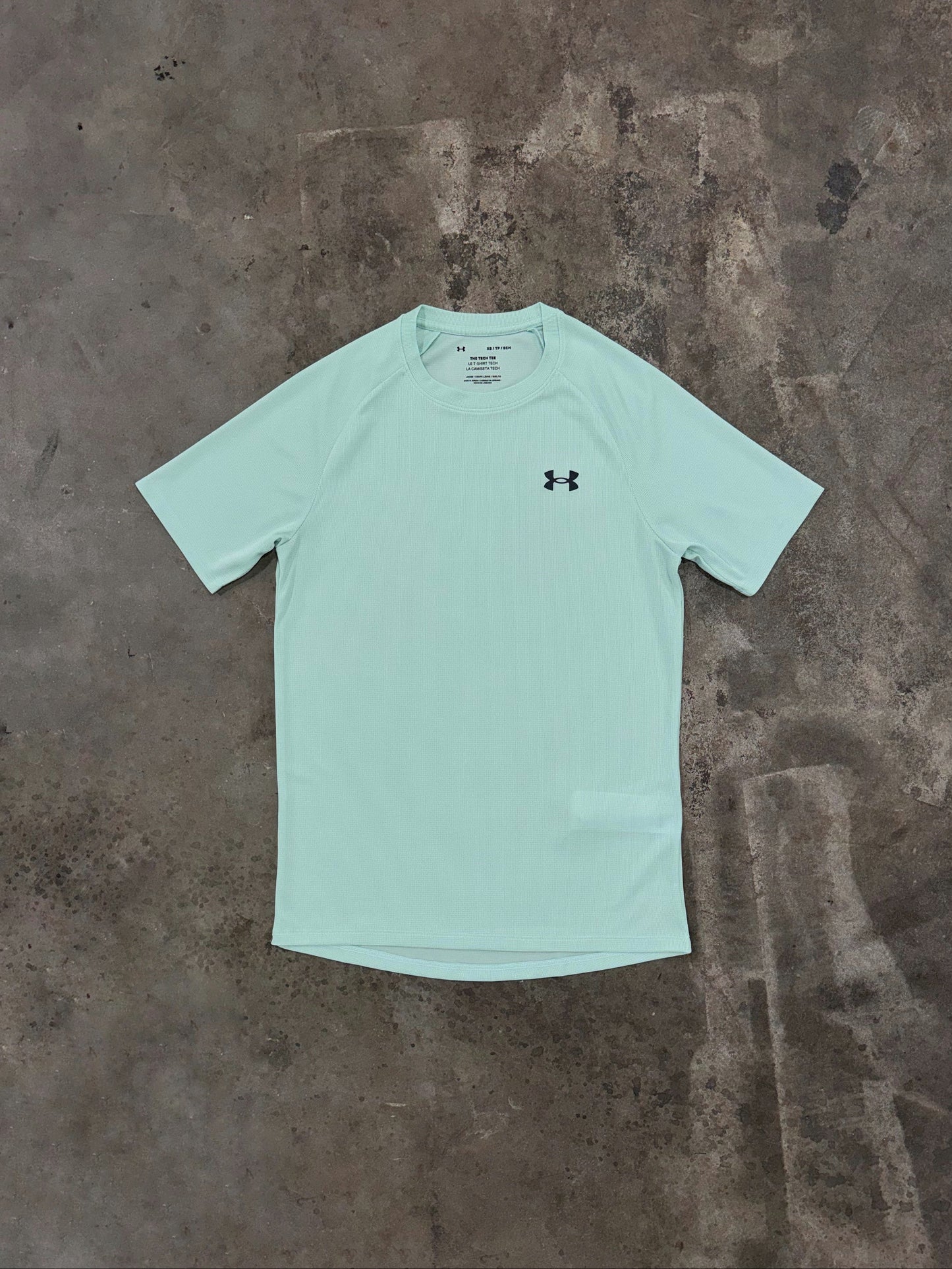 Under Armour Textured T Shirt -  Refresh Mint