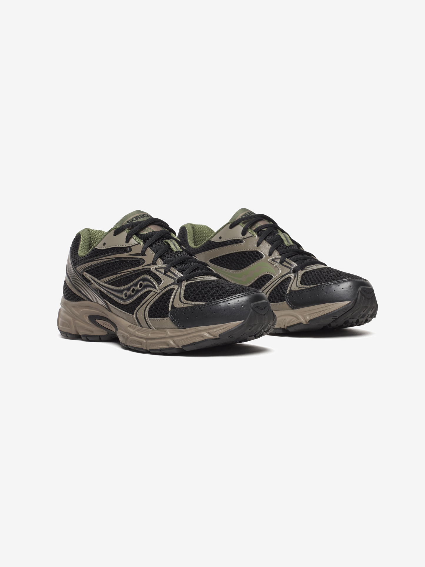 Saucony Ride Millennium Trainer - Black / Olive