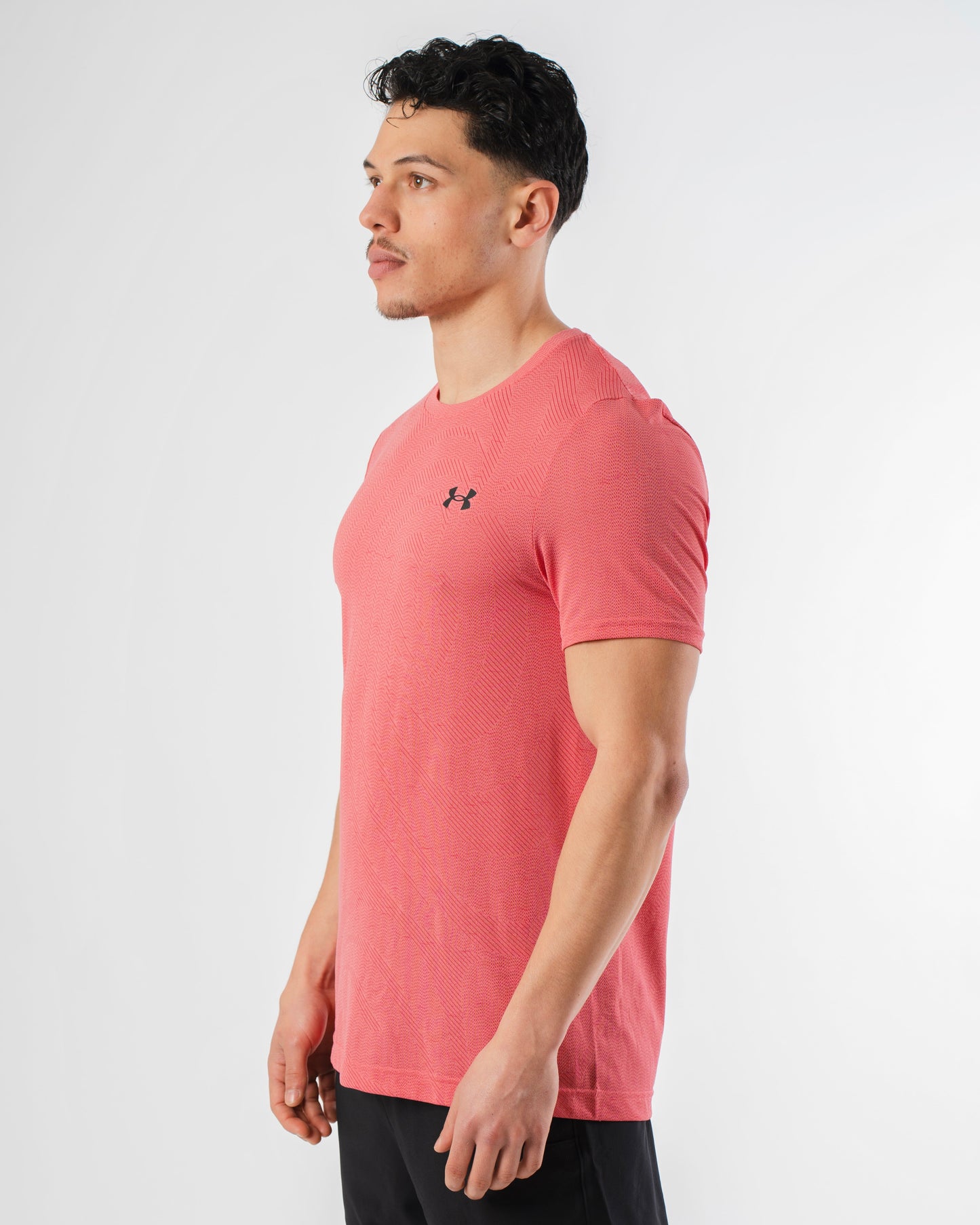 Under Armour Seamless Vanish Pink Set - T Shirt / Short